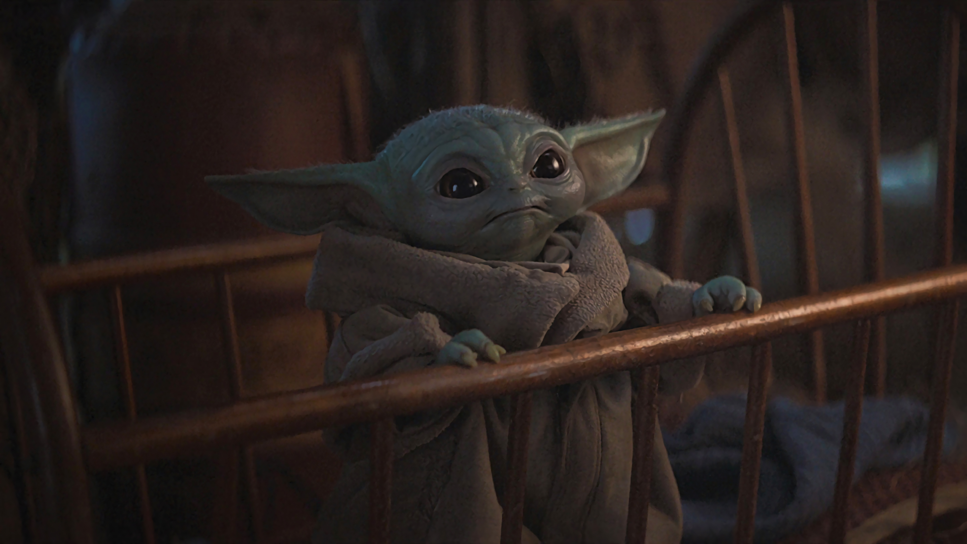 Baby Yoda from The Mandalorian Wallpaper 4k Ultra HD