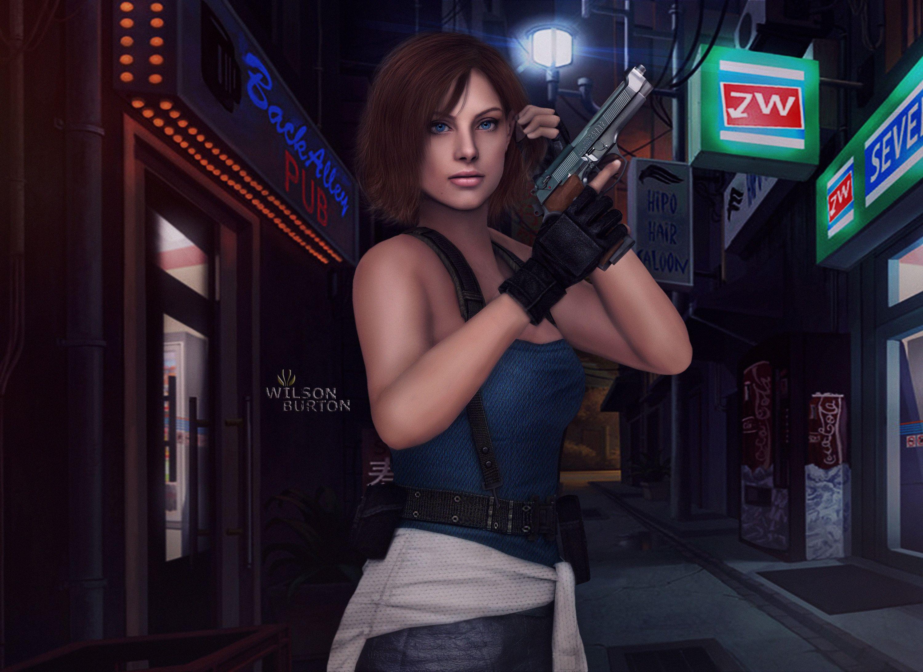 Download Resident Evil Biohazard Horror Game Series Jill Valentine Wallpaper