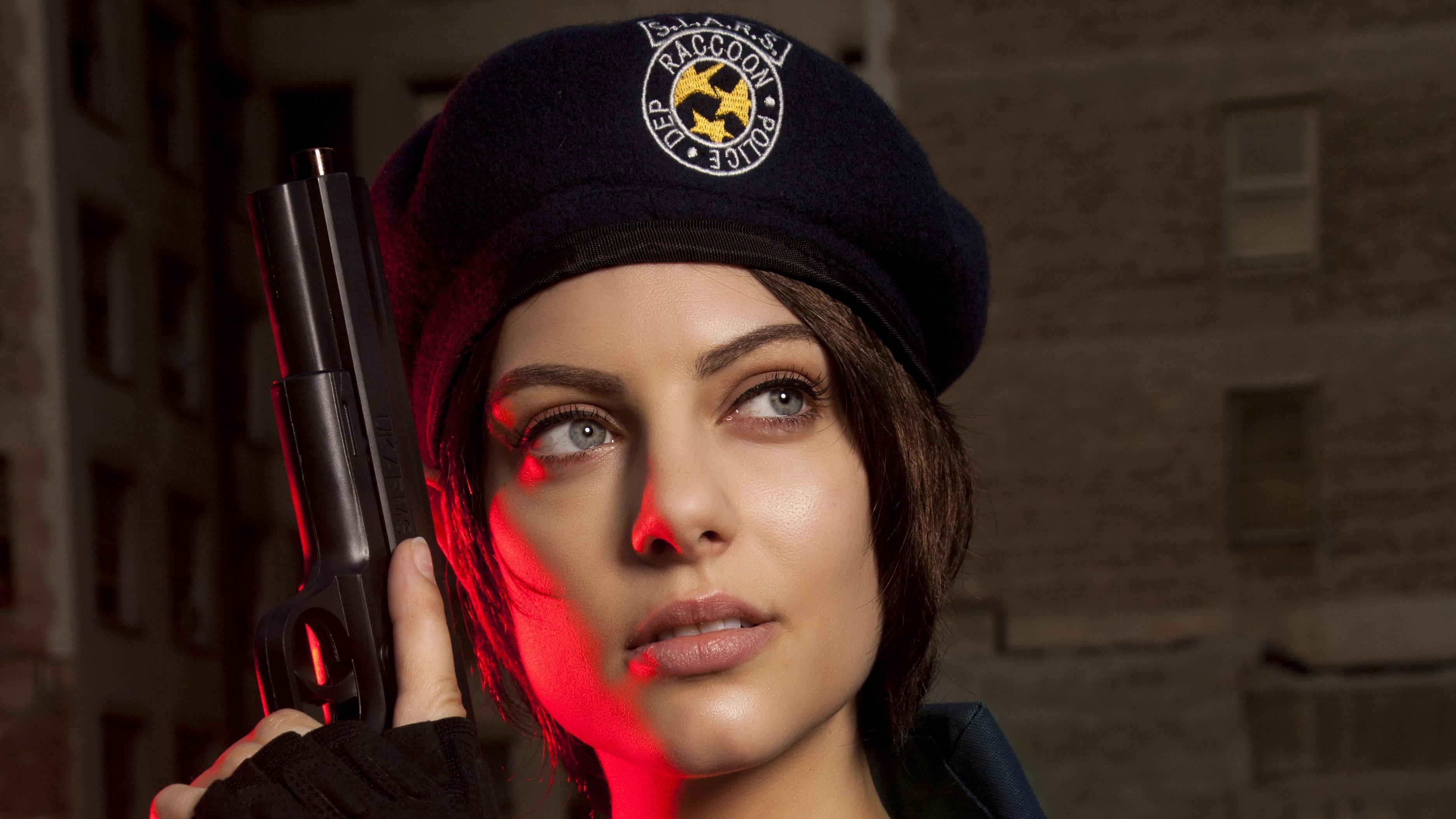Julia Voth As Jill Valentine Resident Evil Cosplay 4k, HD