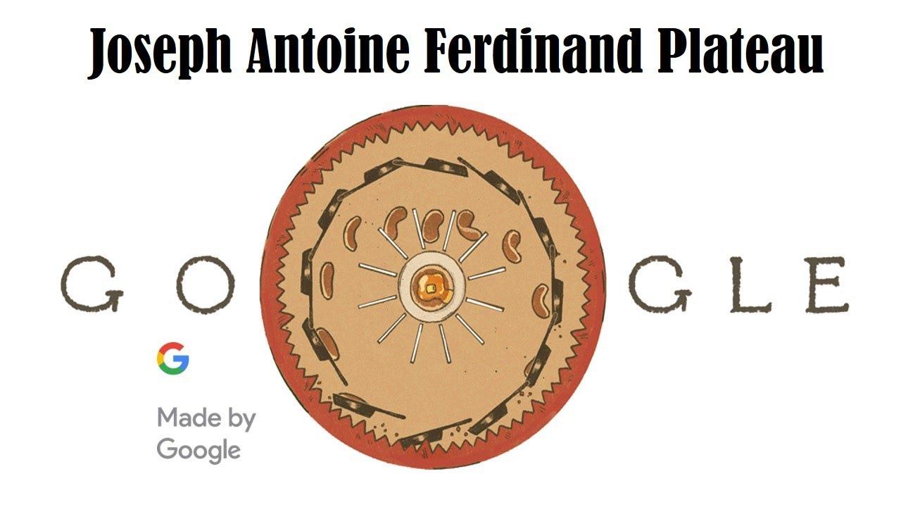 Joseph Antoine Ferdinand Plateau Google Doodle