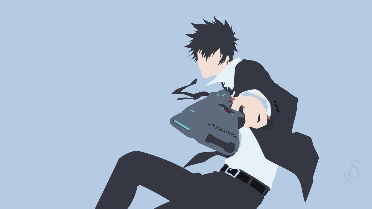 Stand Out With These Minimalist Anime Wallpaper. Psycho