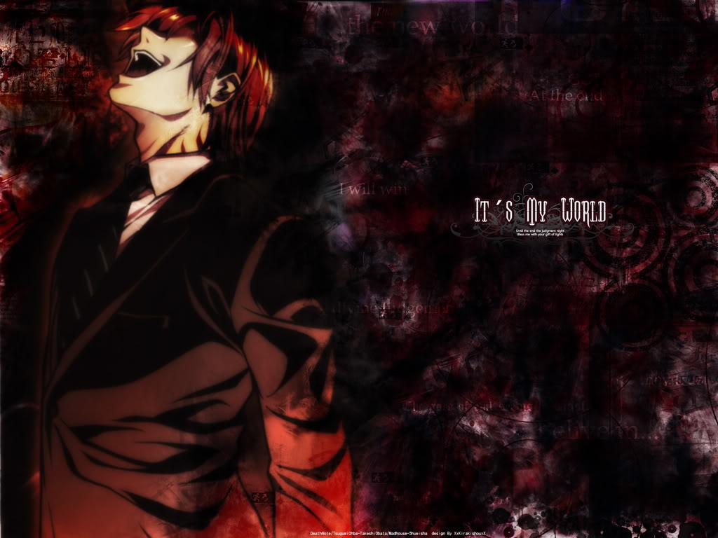 Free download Light Yagami insane anime characters Wallpaper