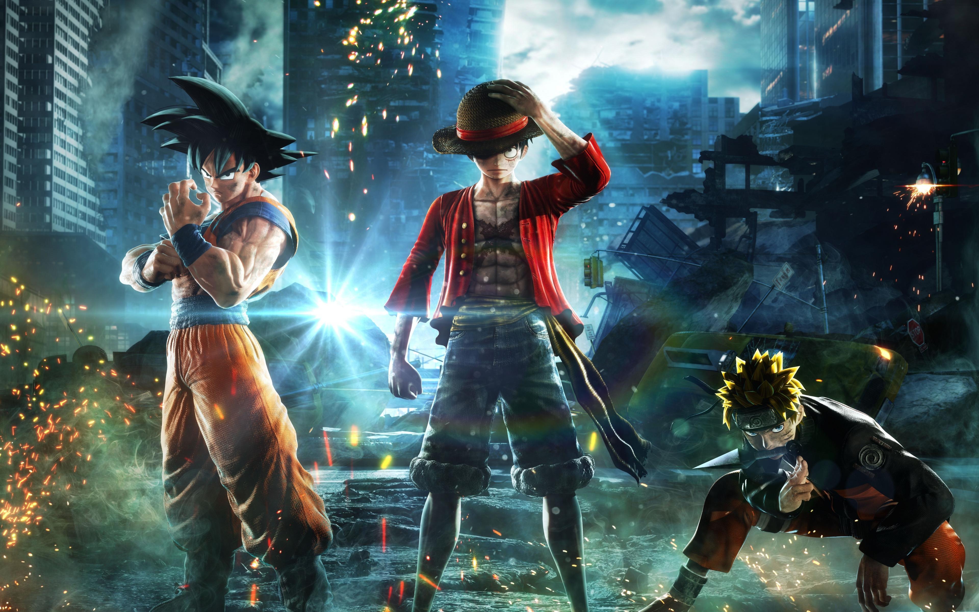 Download 3840x2400 wallpaper jump force, anime video game