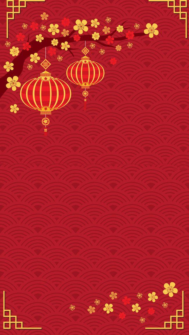 Chinese New Year Festive Background Psd Layered in 2019. 2020 Phone Wallpaper