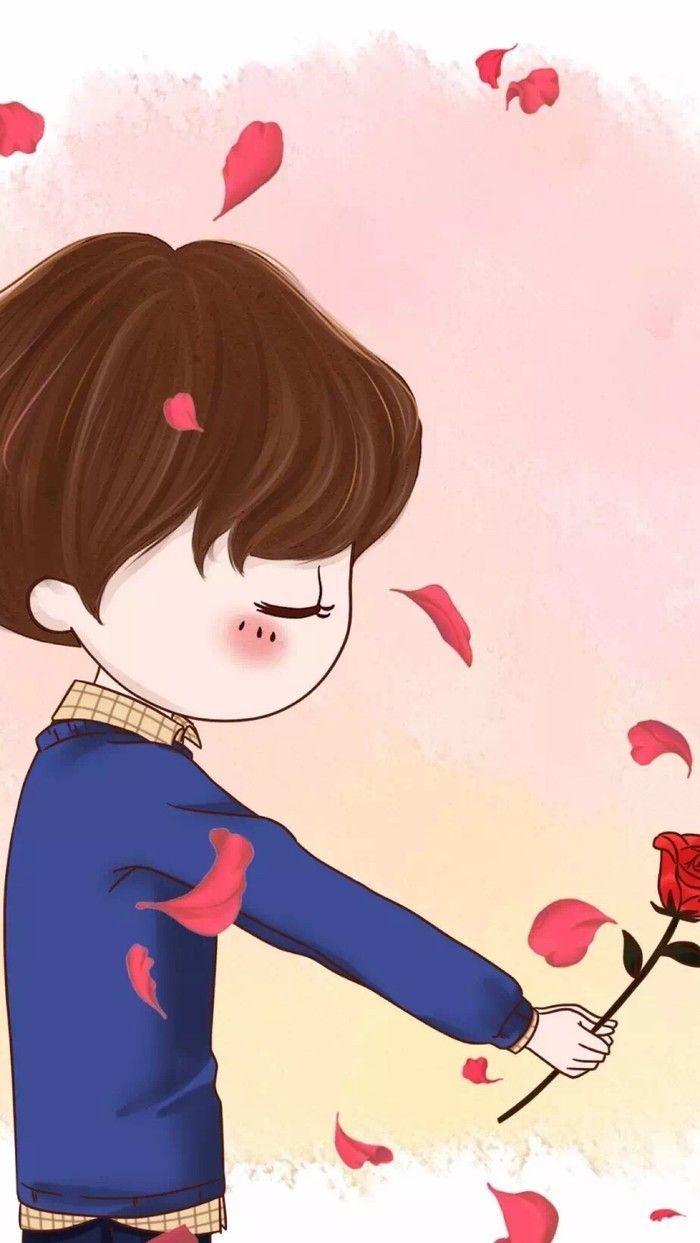 cute animated love wallpaper for mobile phone