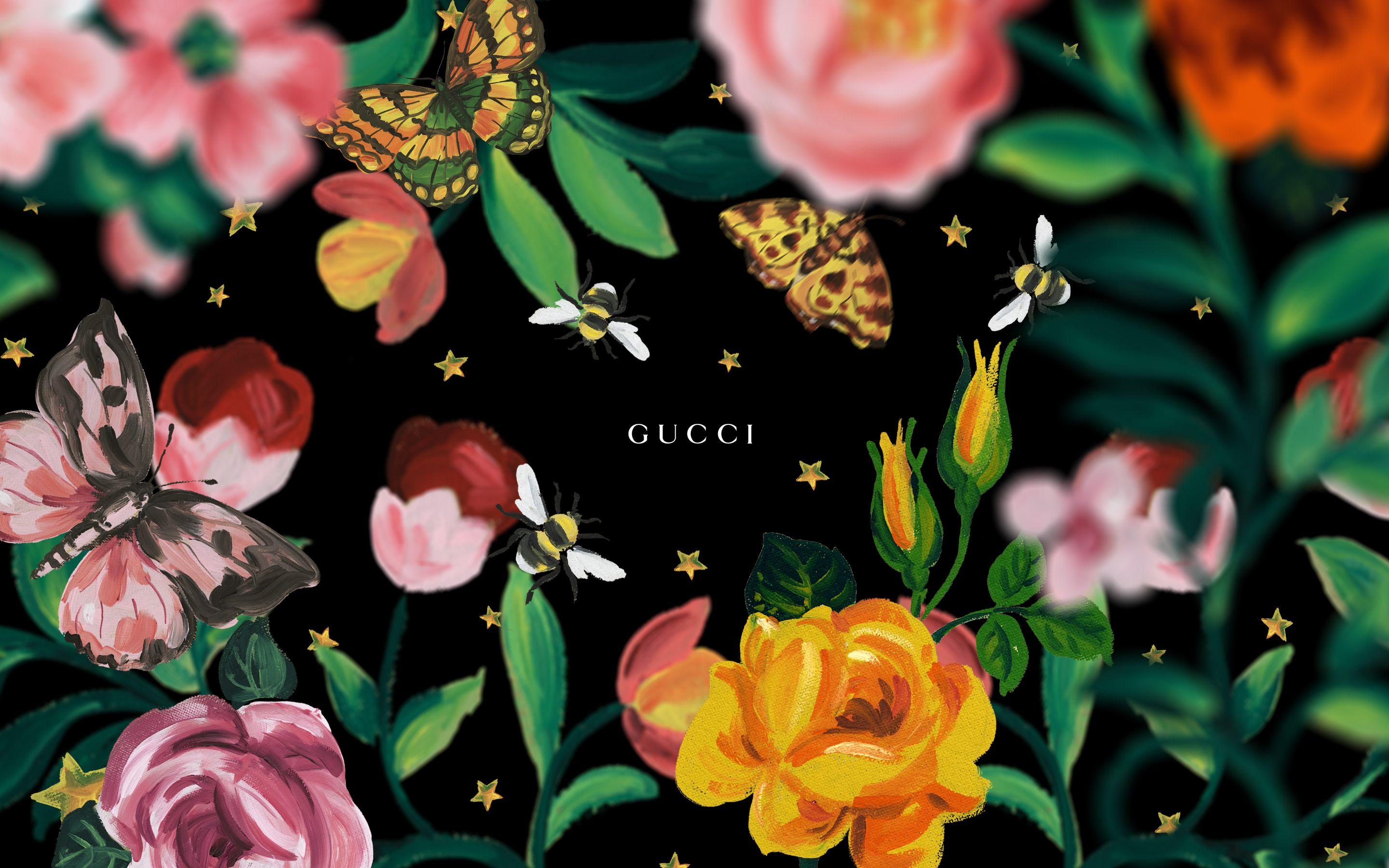 Gucci Flower Wallpaper Free Gucci Flower Background