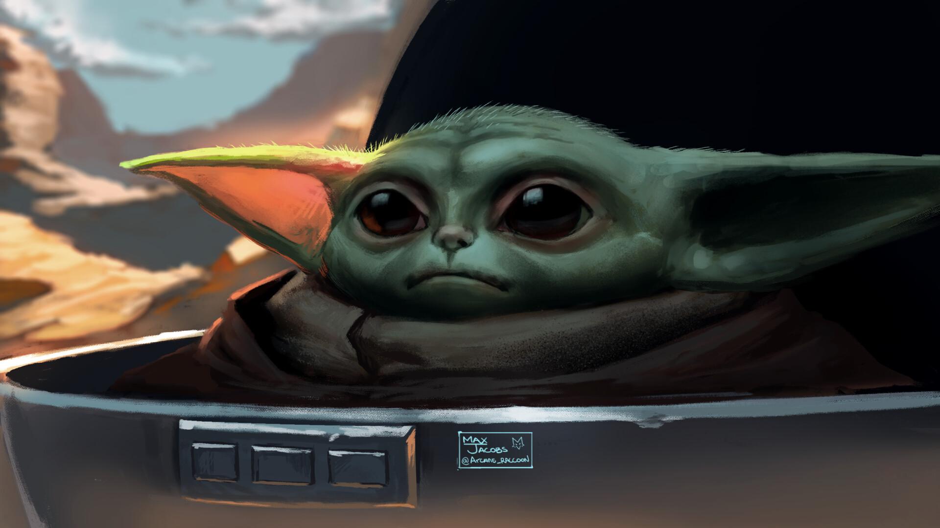 Baby Yoda Yoda Mandalorian Fan Art