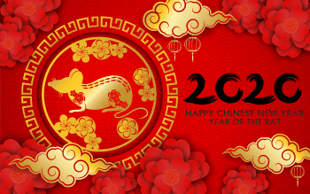 Happy New Year HD Wallpaper and Background Image. Chinese New Year 2020 HD Wallpaper