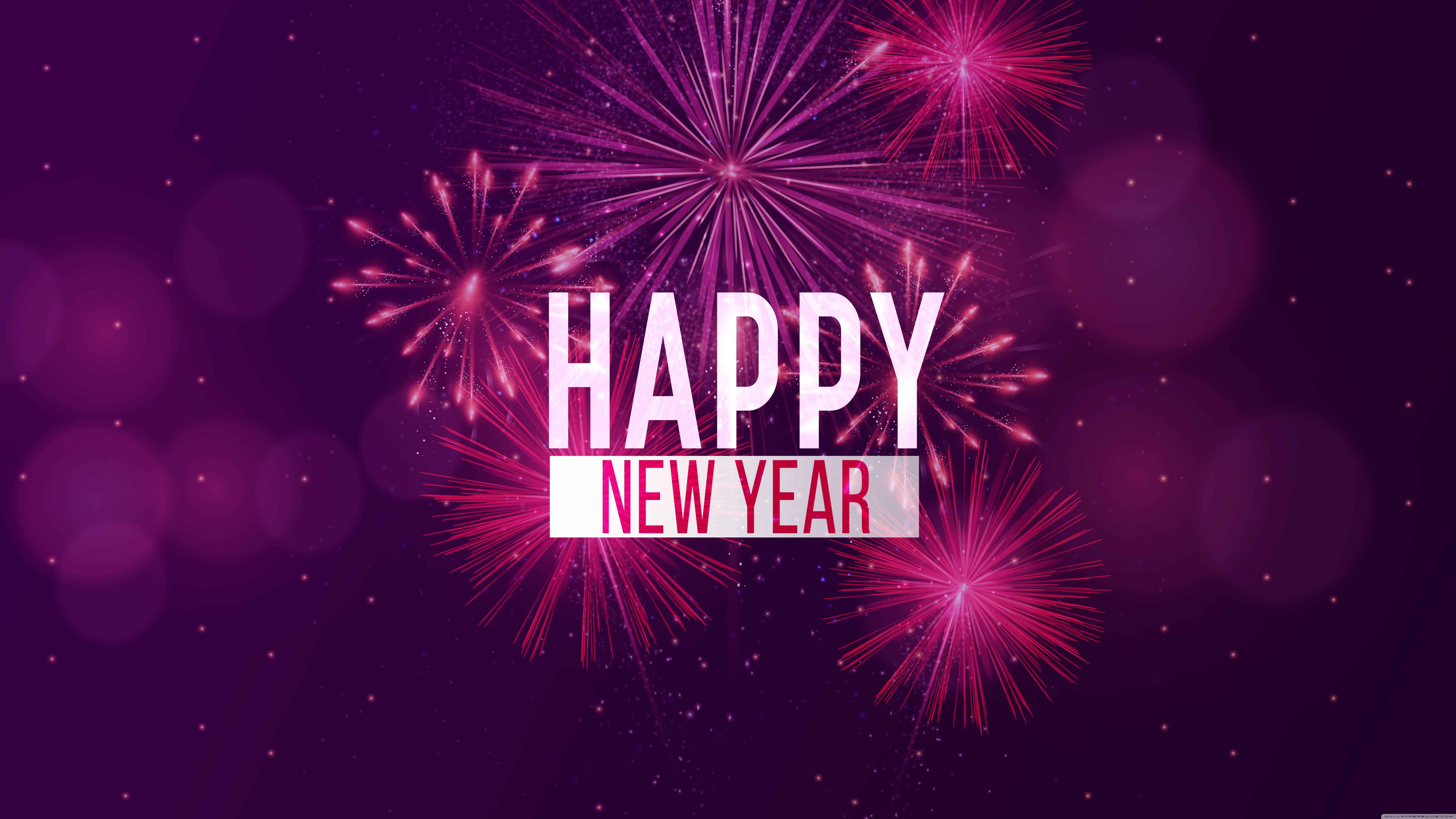 Purple Happy New Year Wallpapers Wallpaper Cave