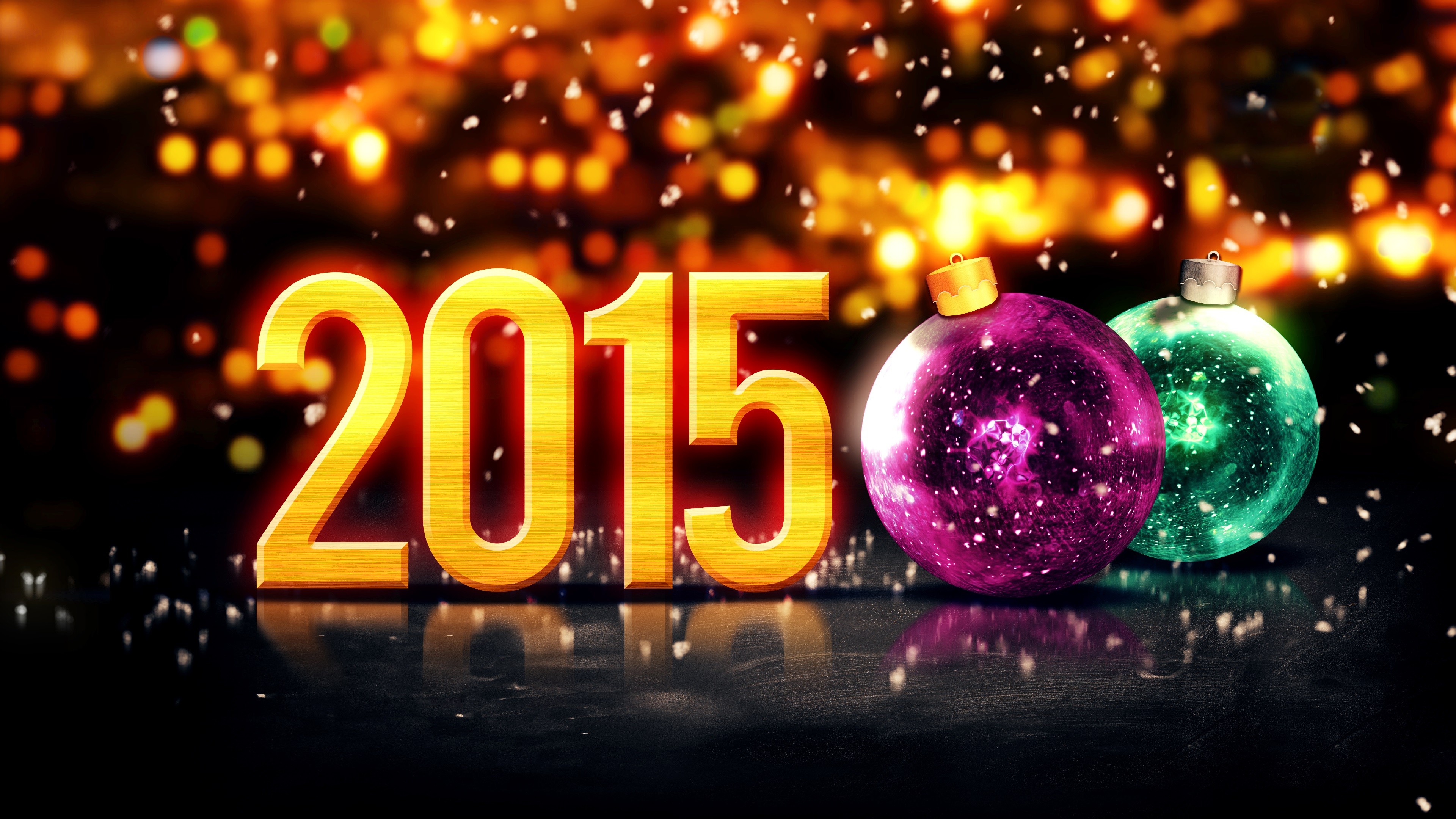 Free download Happy New Year 2015 Ultra HD wallpaper UHD