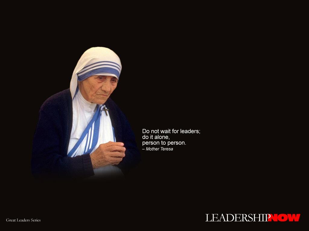 Mother Teresa Desktop Background