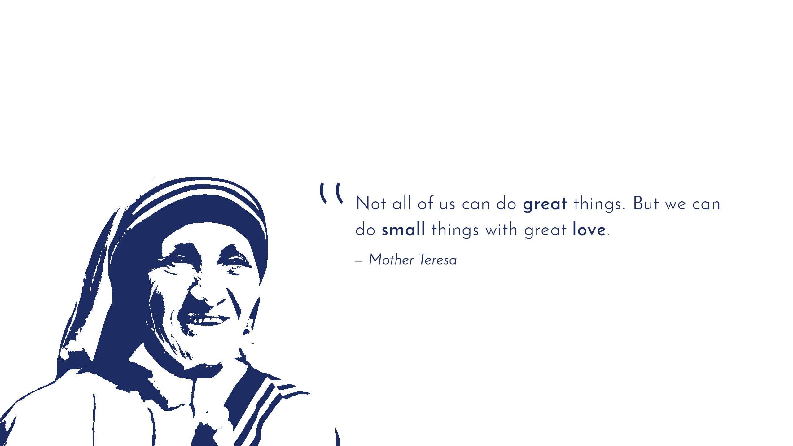 Tanrif: Quotes Kata Kata Mother Teresa