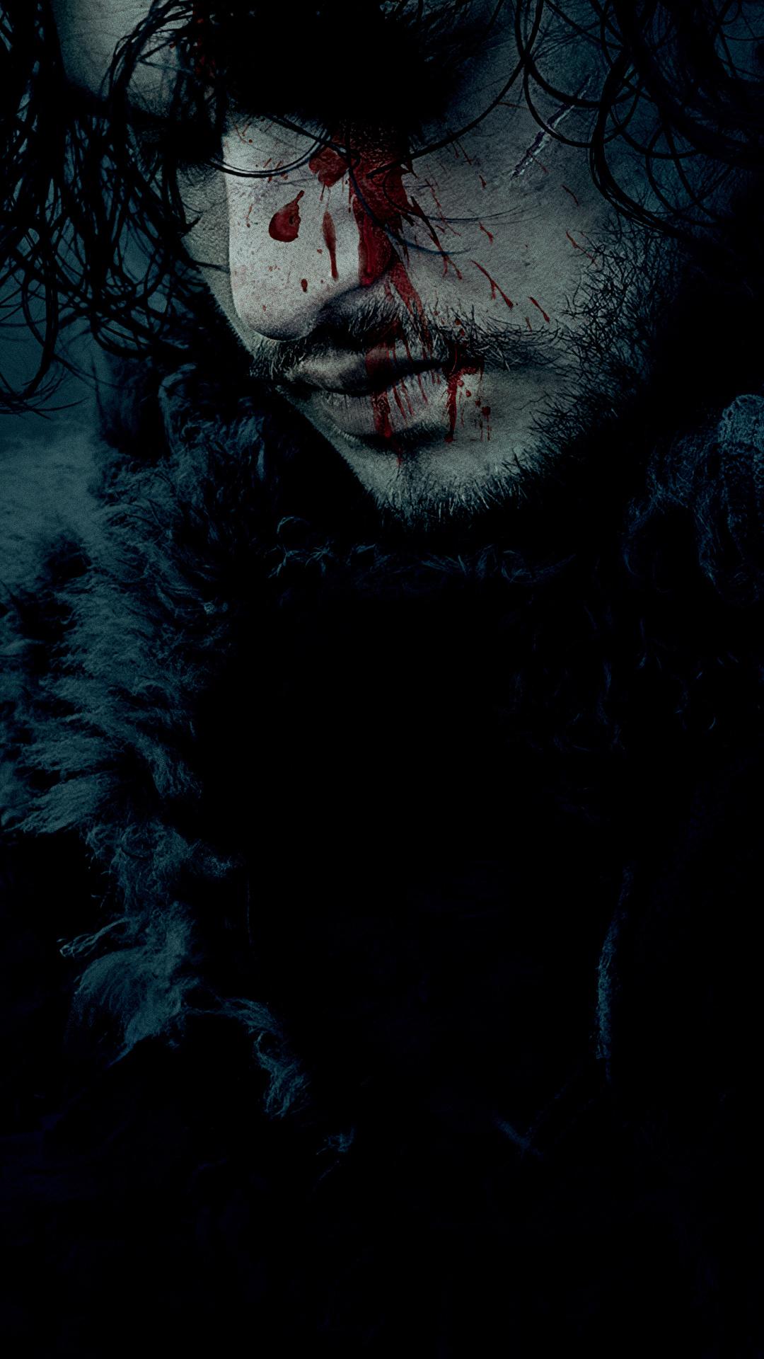 image Game of Thrones Kit Harington Men Blood Jon Snow