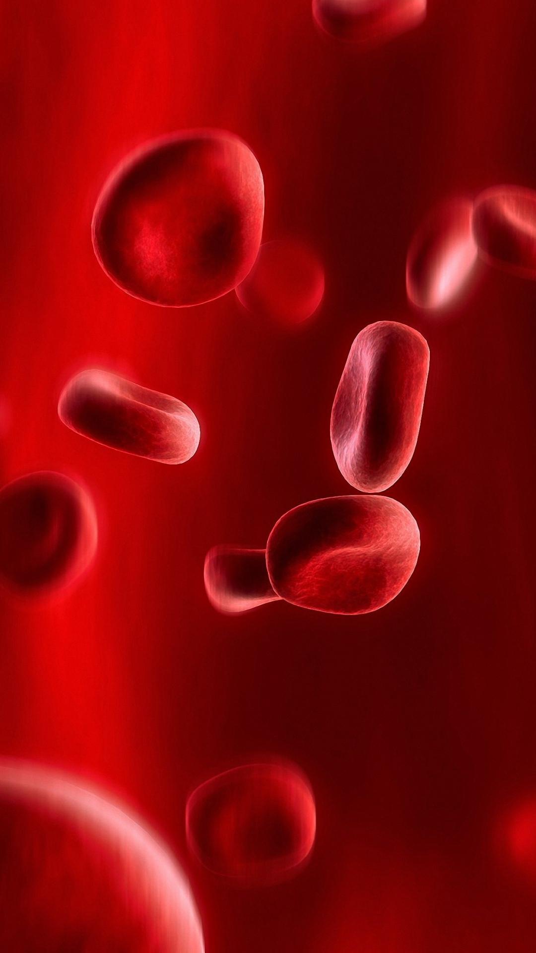 Red 3D Blood Cells iphone 6s plus Wallpaper HD