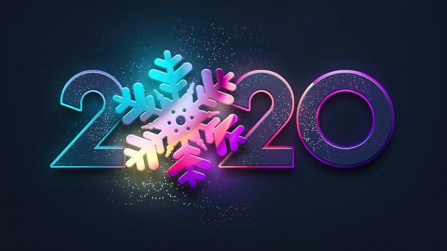 New Year 4K Wallpaper .2308 New Year 2020 UHD Wallpaper