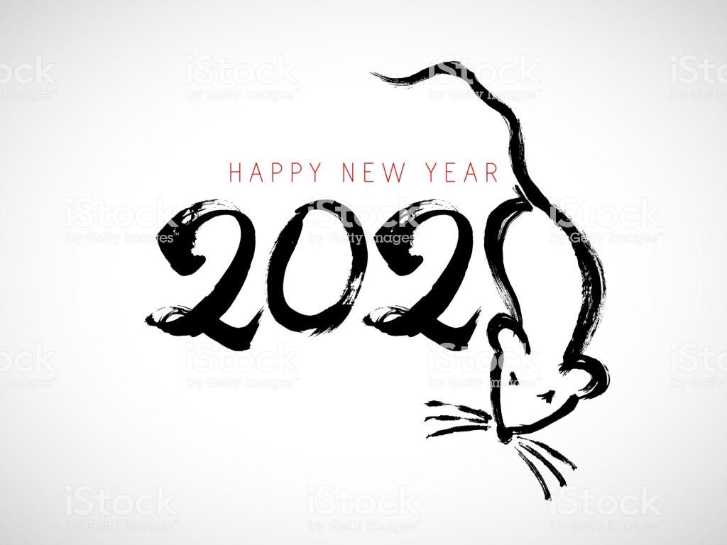 Greeting Card Design With Chinese Calligraphy