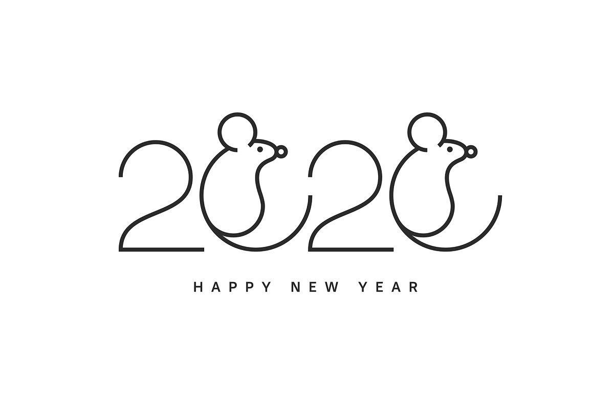 New Year Mouse Logo