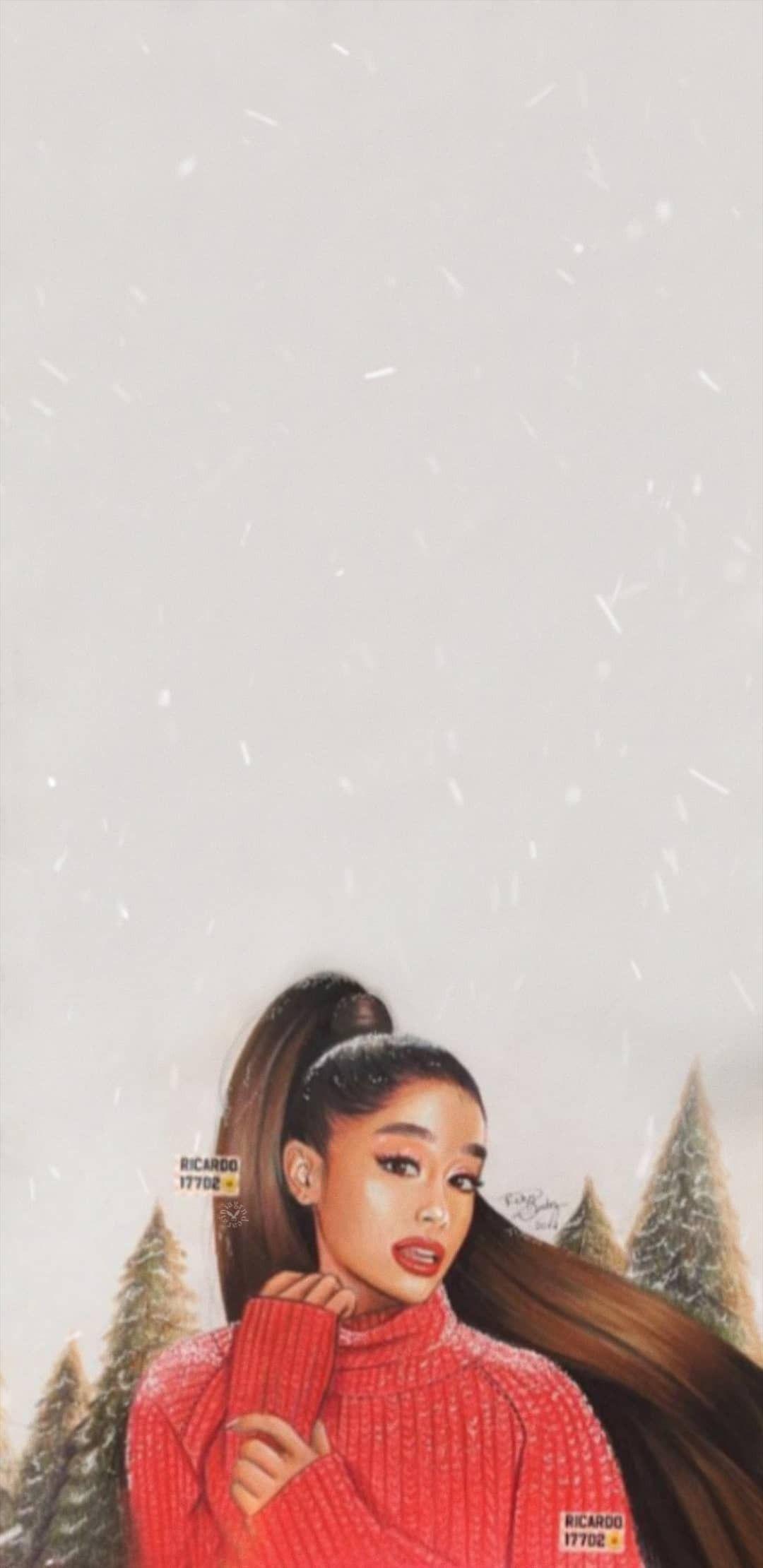 ariana grande Christmas wallpaper. Ariana grande fans