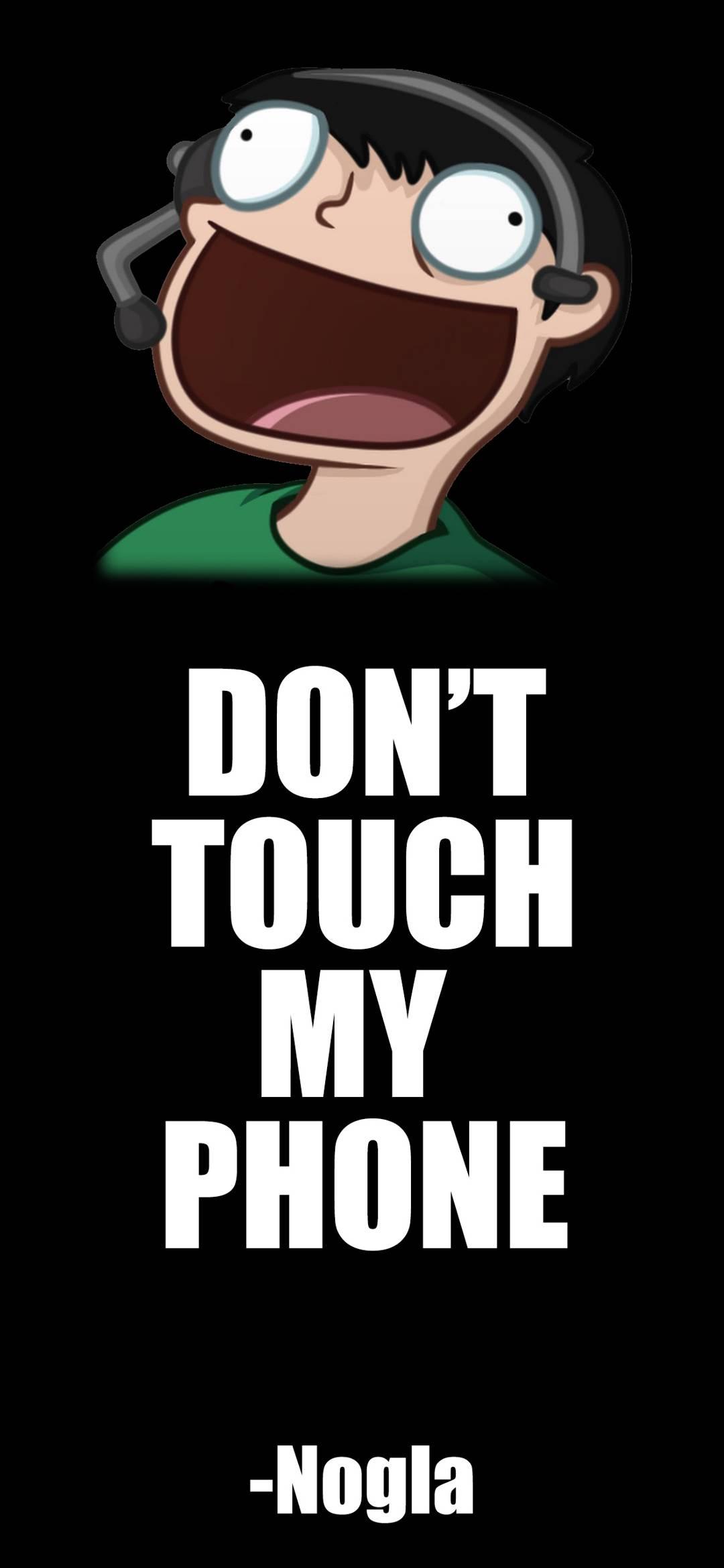 Please Do Not Touch My Phone Wallpaper
