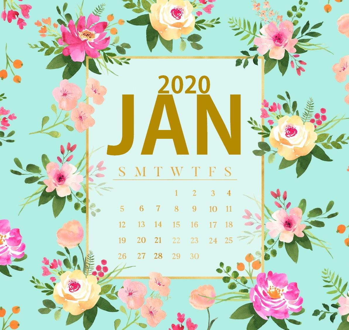 January 2020 Calendar Wallpaper Calendar Wallpaper De - vrogue.co