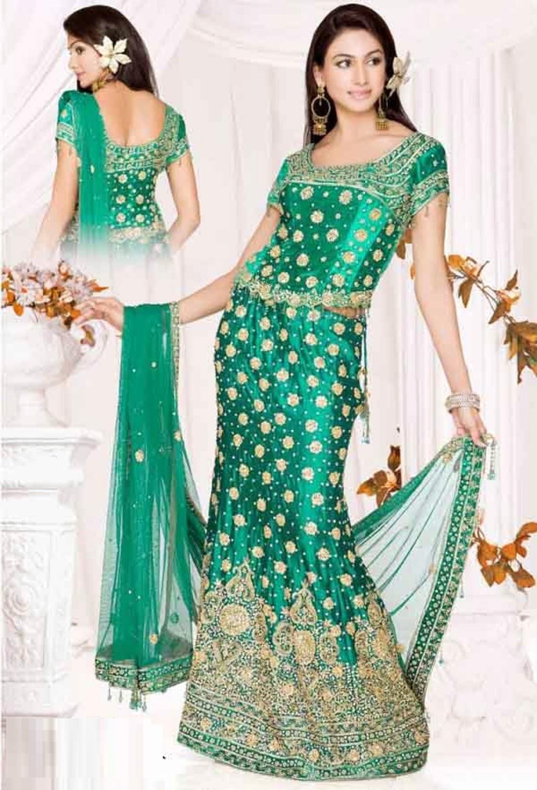 Dulhan Walima Dress Dulhan Green