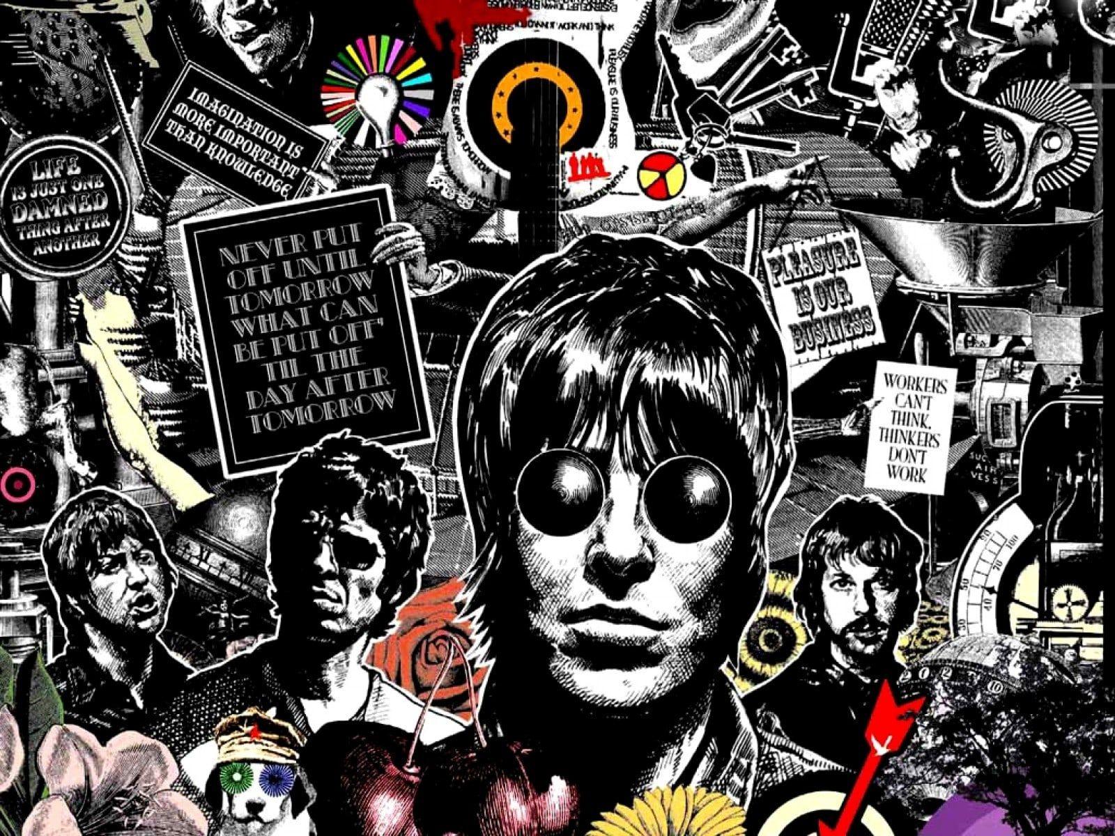 Oasis Rock Band iPhone 6 Wallpaper. Oasis band