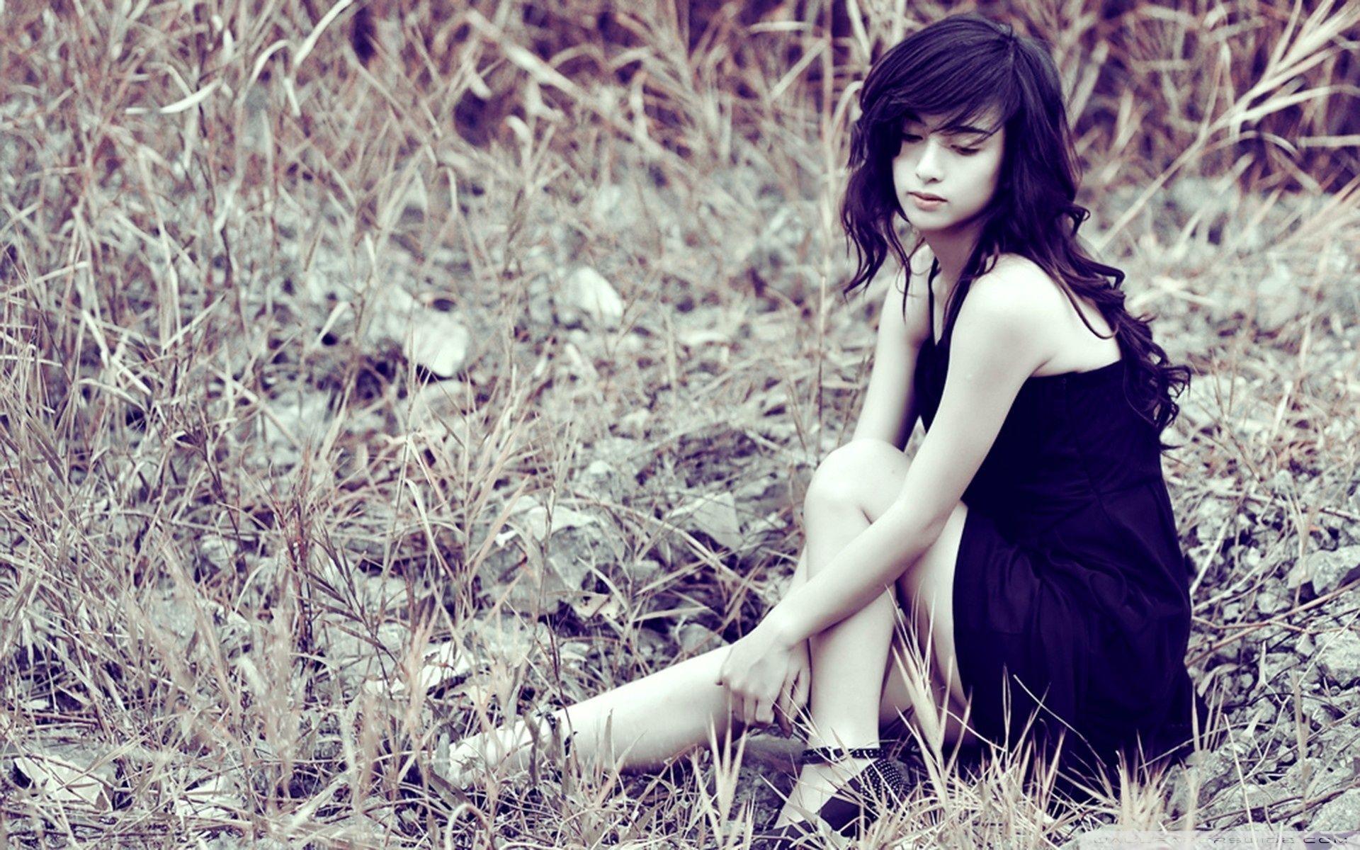 Woman Sad Photography Hd Wallpapers Wallpaper Cave