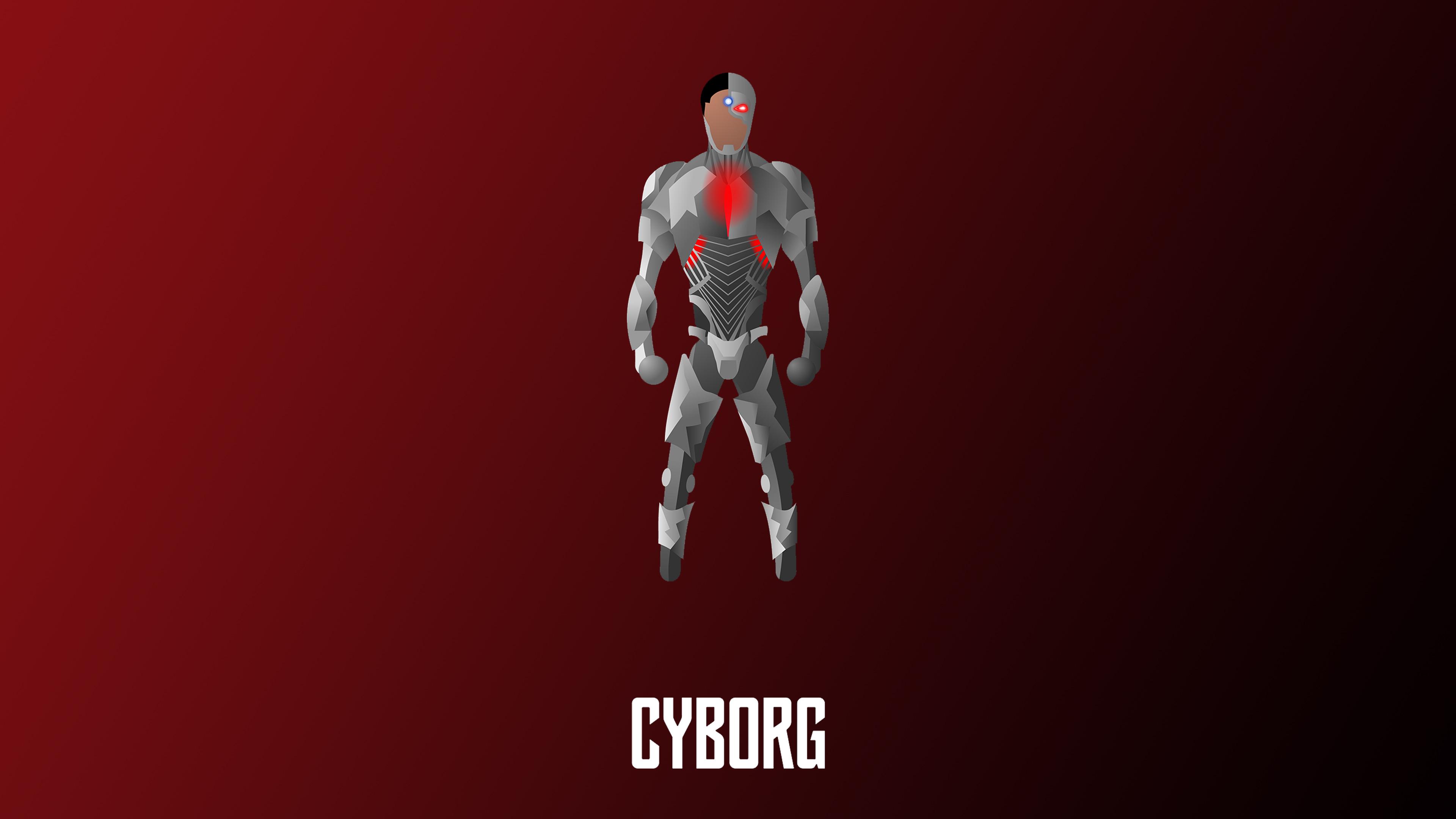 Cyborg Illustration 4k, HD Superheroes, 4k Wallpaper
