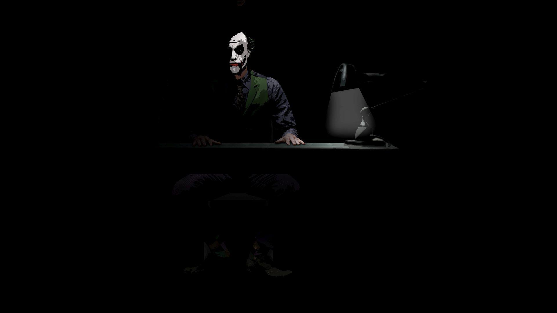 Joker Black Background. Batman
