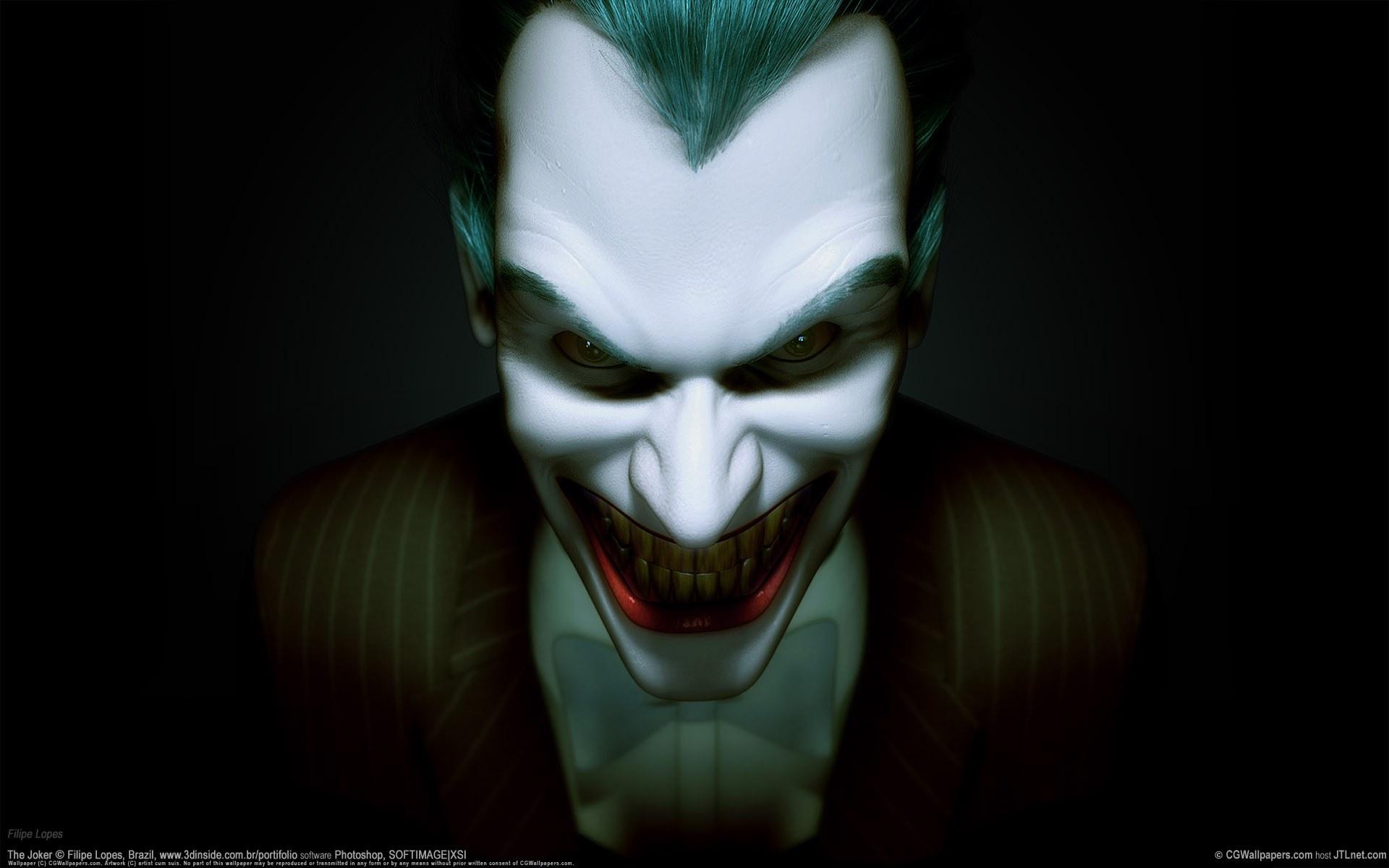 Evil Joker Face Characters Smile HD Wallpaper For Mobile