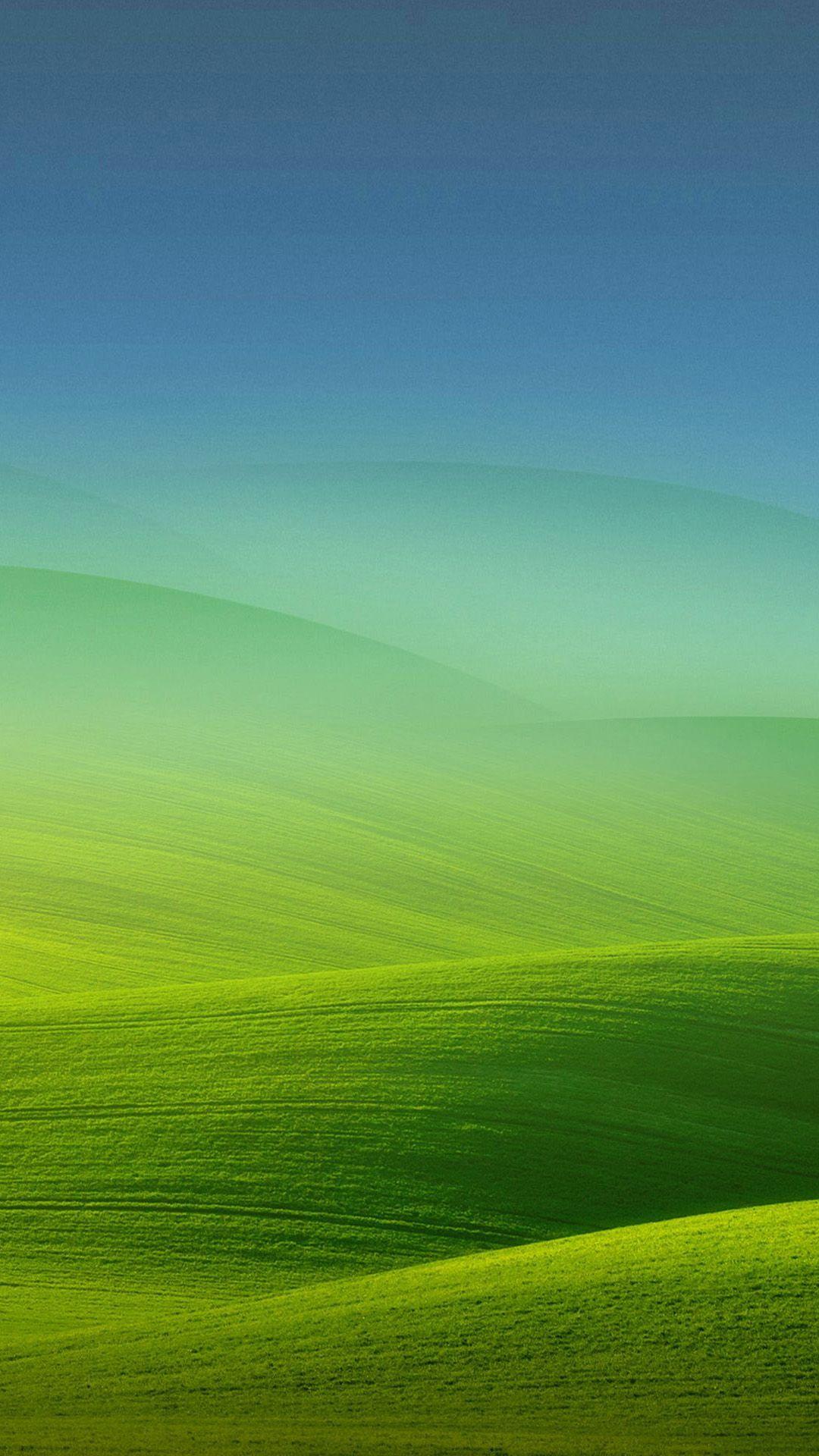 Meadow Fog Lock Screen Android Wallpaper. Landscape