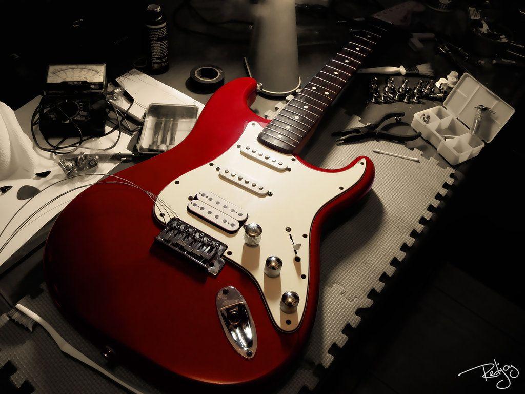 Fender Stratocaster Wallpaper. Fender electric guitar