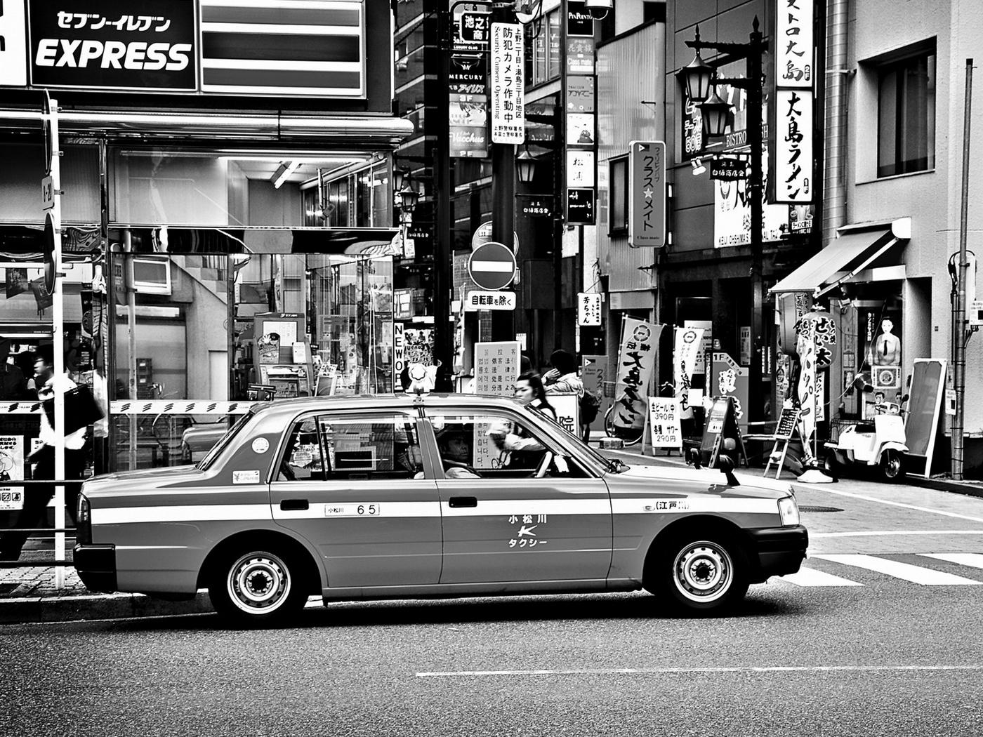 Download wallpaper 1400x1050 japan, tokyo, vintage, street