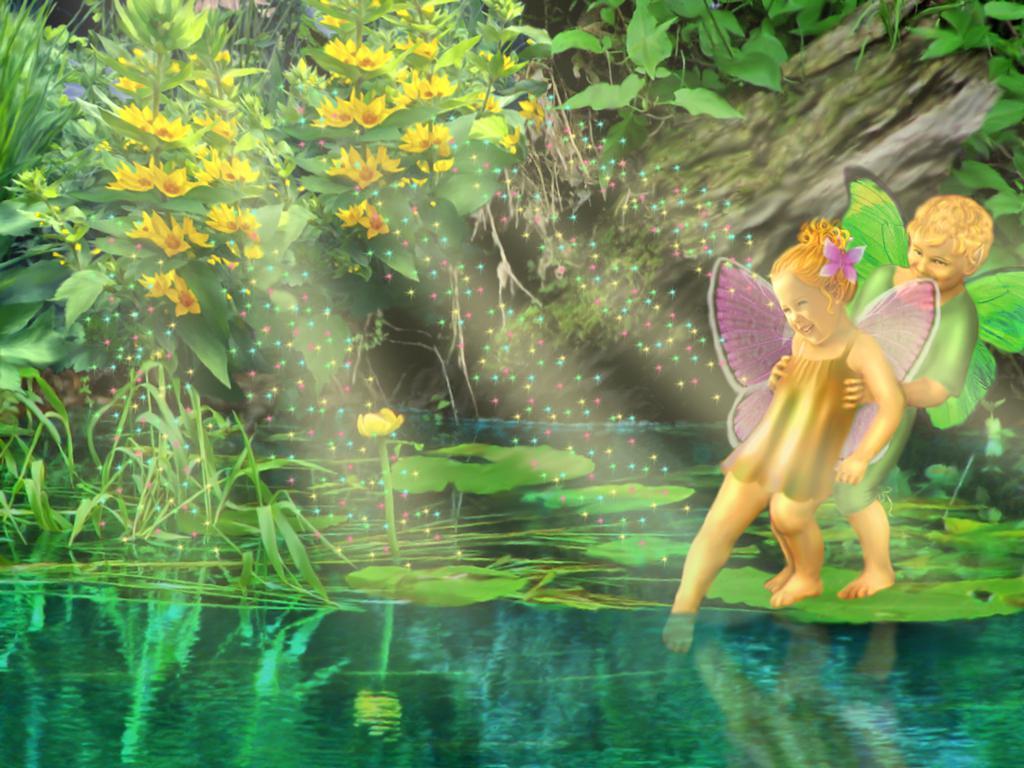 Free download FAIRIES IN THE SPRING WALLPAPER 104957 HD
