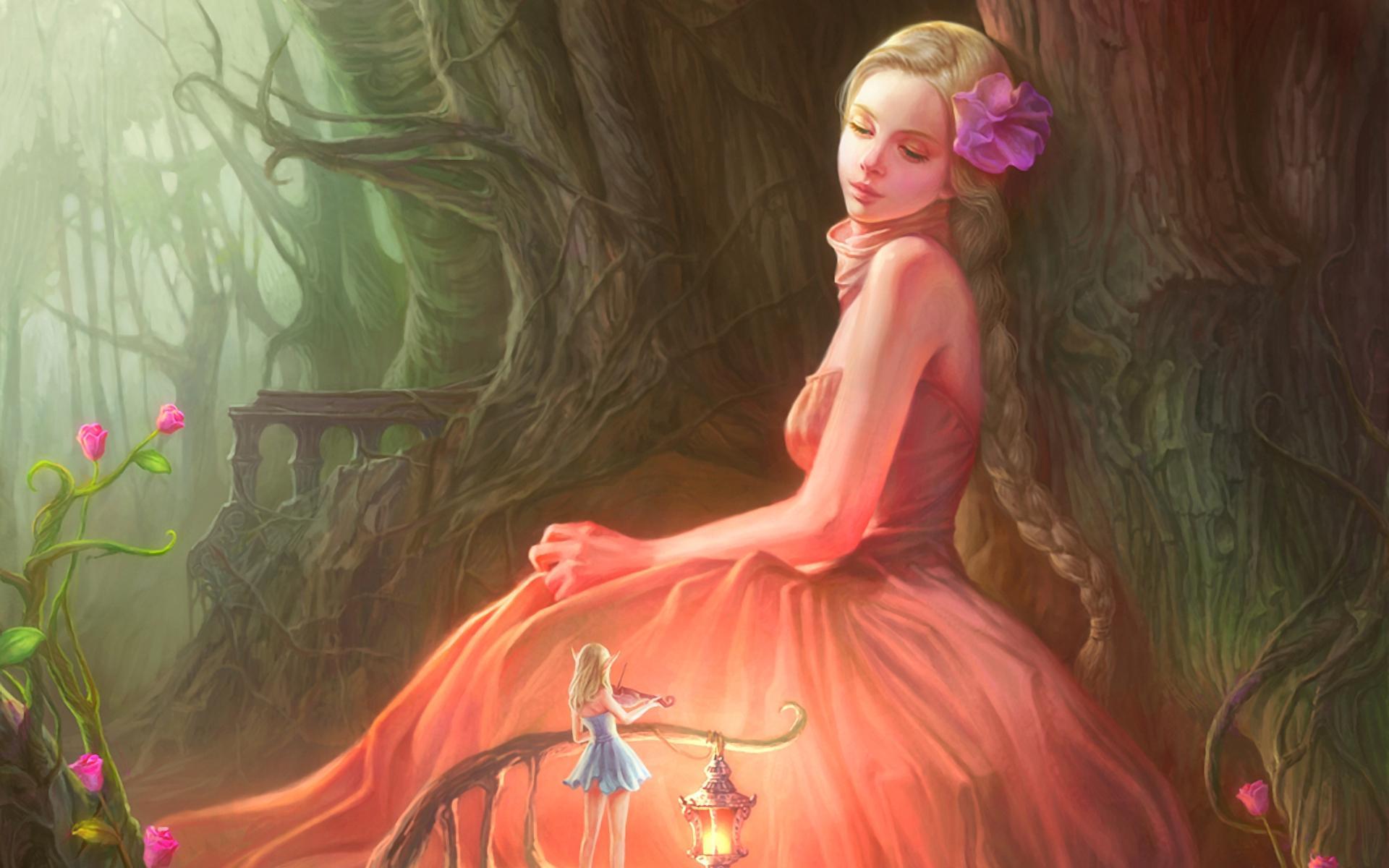 Beautiful Spring Fairies Wallpaper Background Free te Fairy