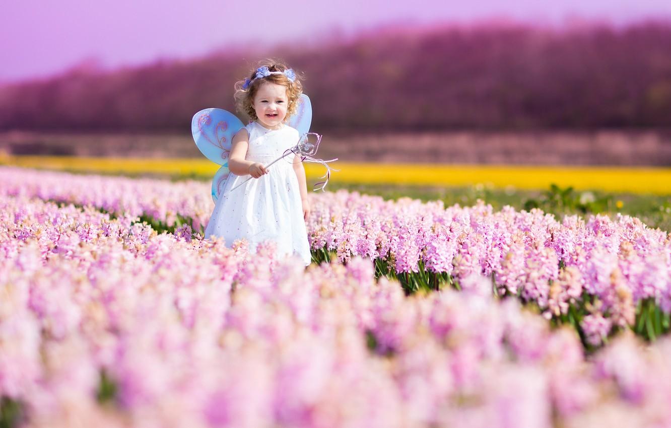 Wallpaper flowers, nature, child, spring, nature, flowers