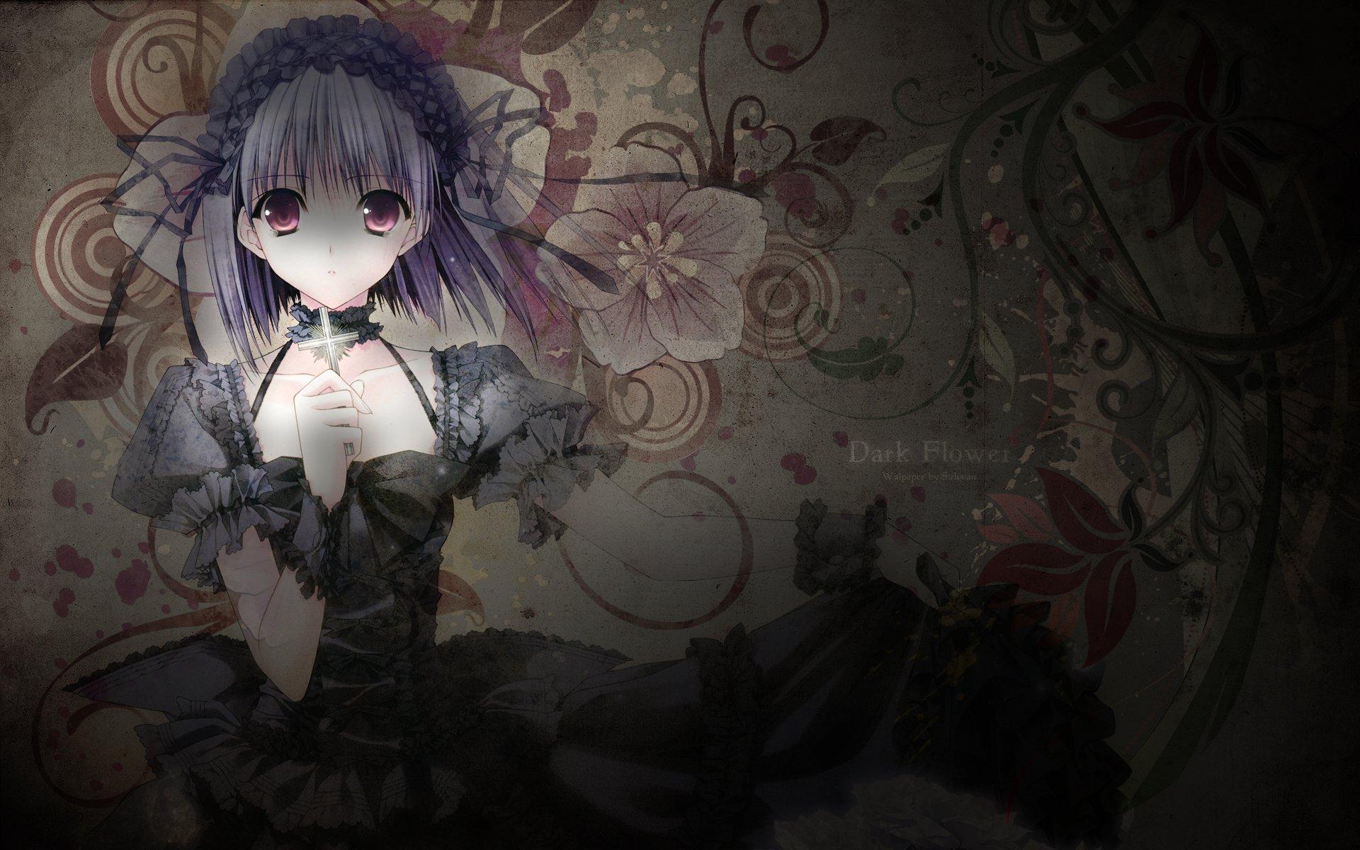 Anime Dark Gothic Girl, HD Wallpaper & background Download