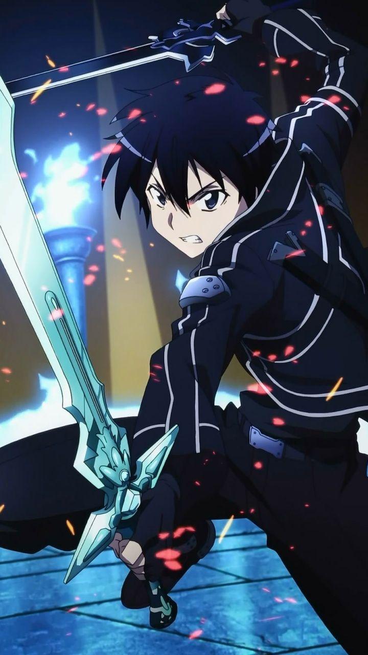 Phone wallpaper Kirito (1080x2400) : r/swordartonline