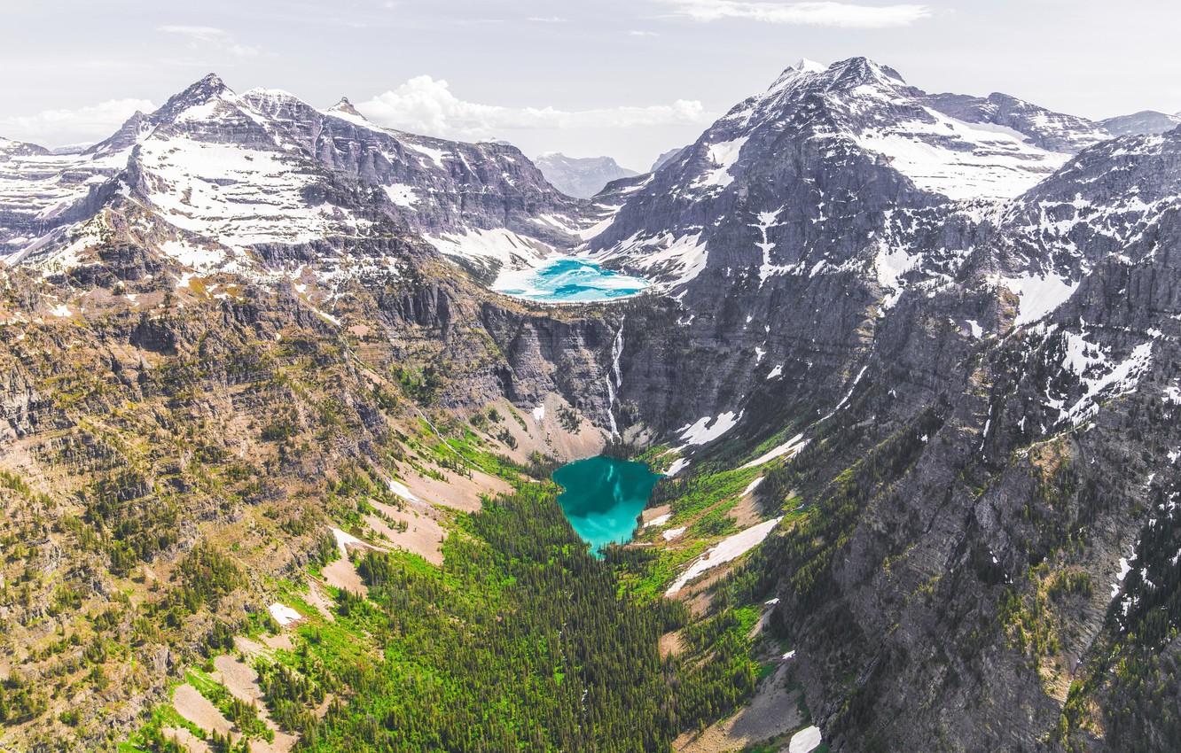 Wallpaper Nature, Mountains, USA, Landscape, Glacier National Park