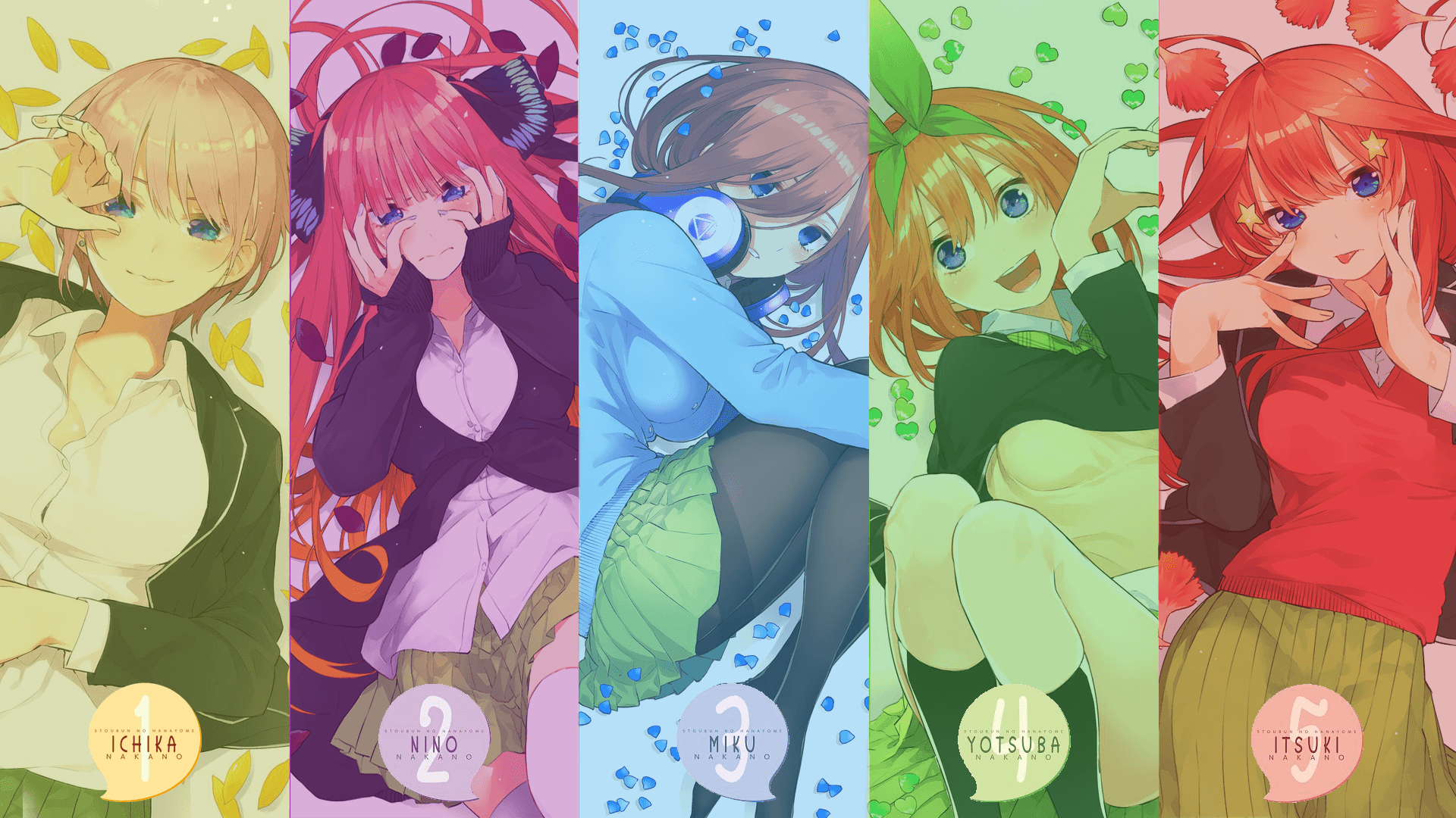 Anime Gotobun No Hanayome Miku Wallpapers Wallpaper Cave