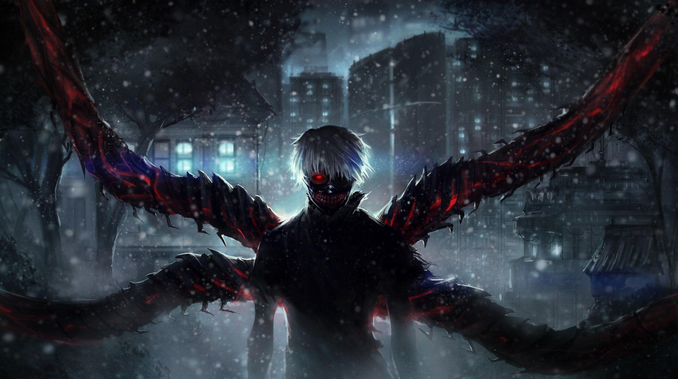 anime, character, ghoul, guy, monster, series