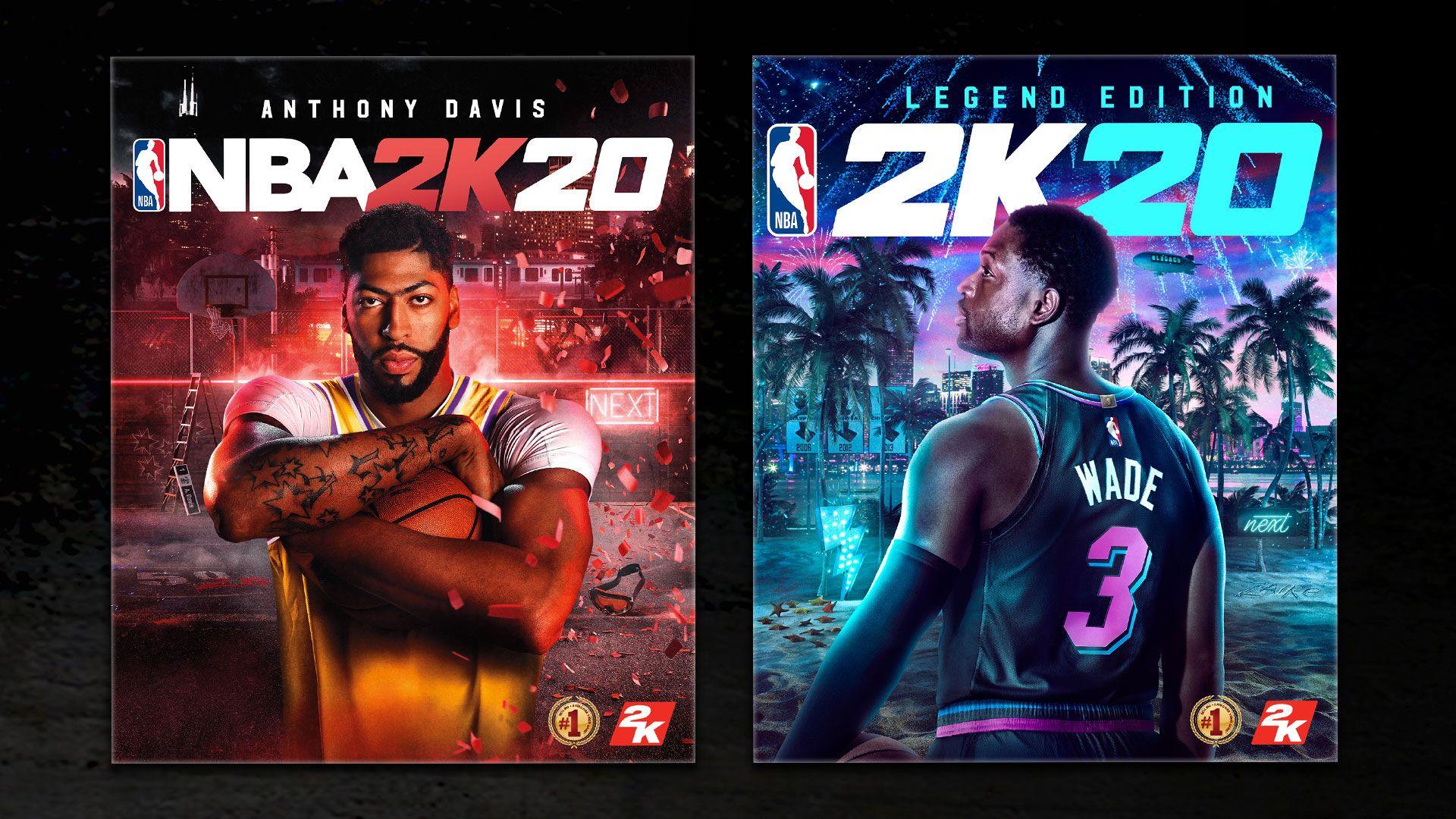 Davis and Wade Unveiled as Cover Stars for NBA® 2K20