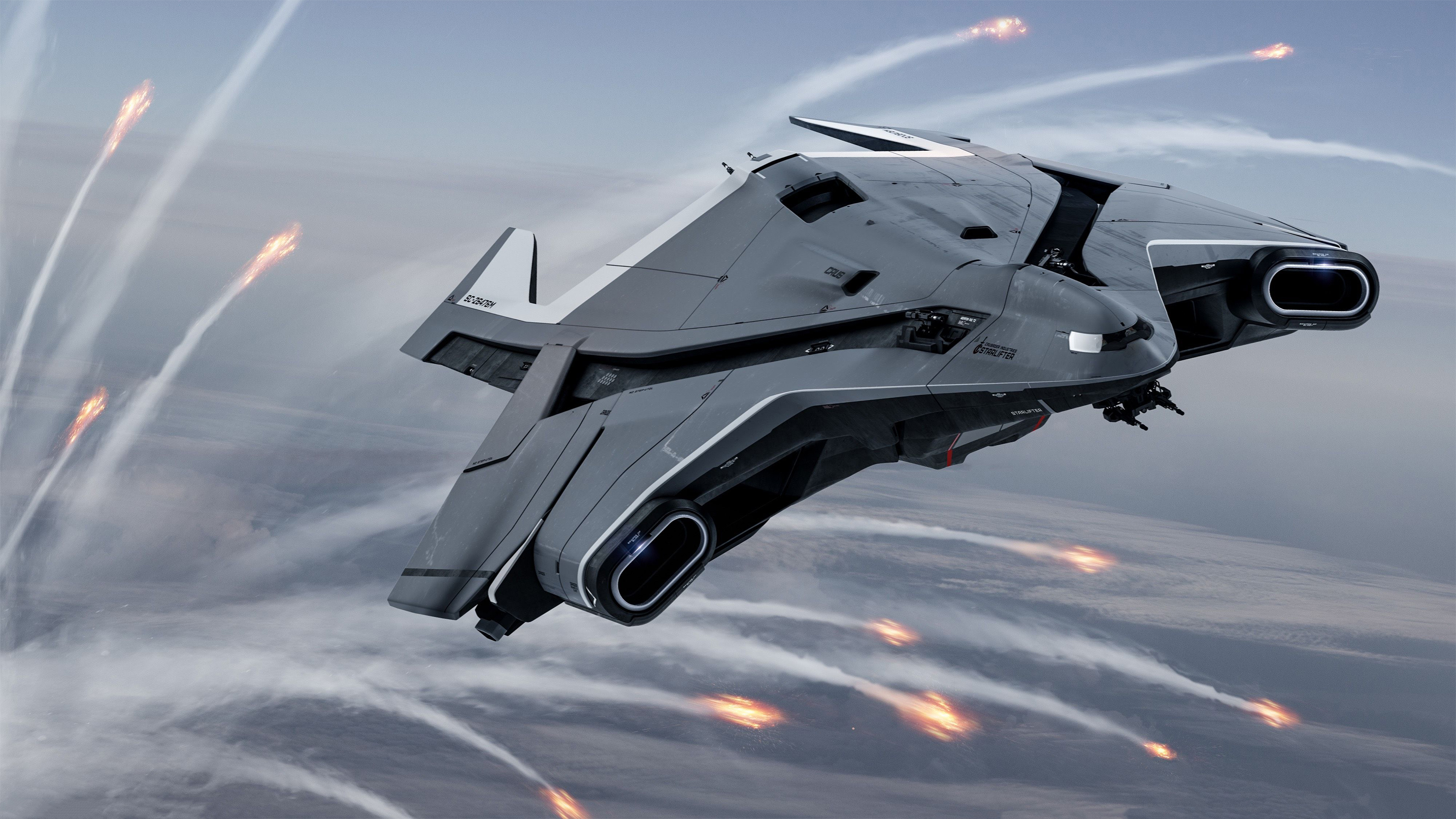 Star Citizen Spaceships 4k, HD Games, 4k Wallpaper, Image