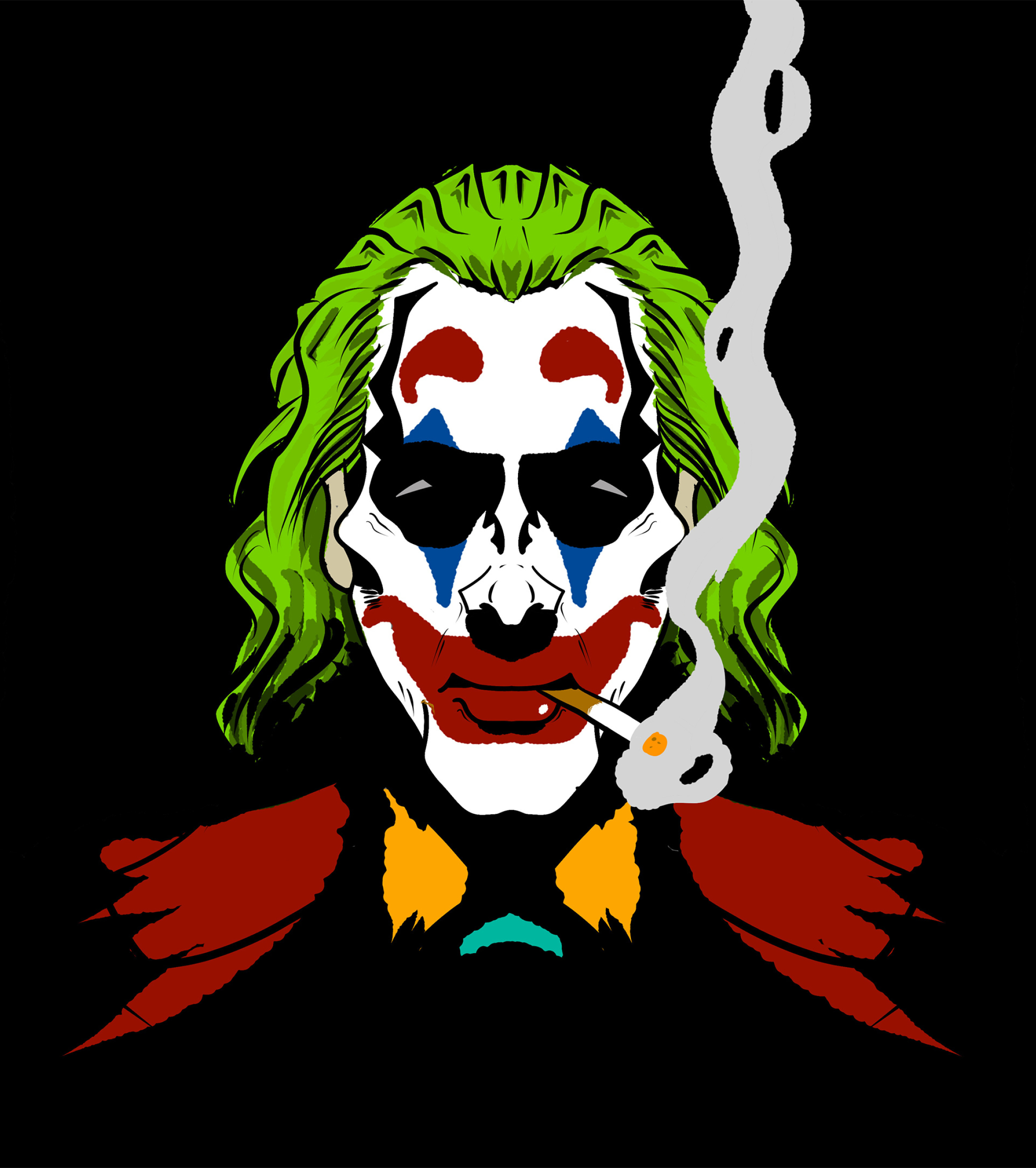 Joker Smoking 2200x2480 Resolution Wallpaper, HD