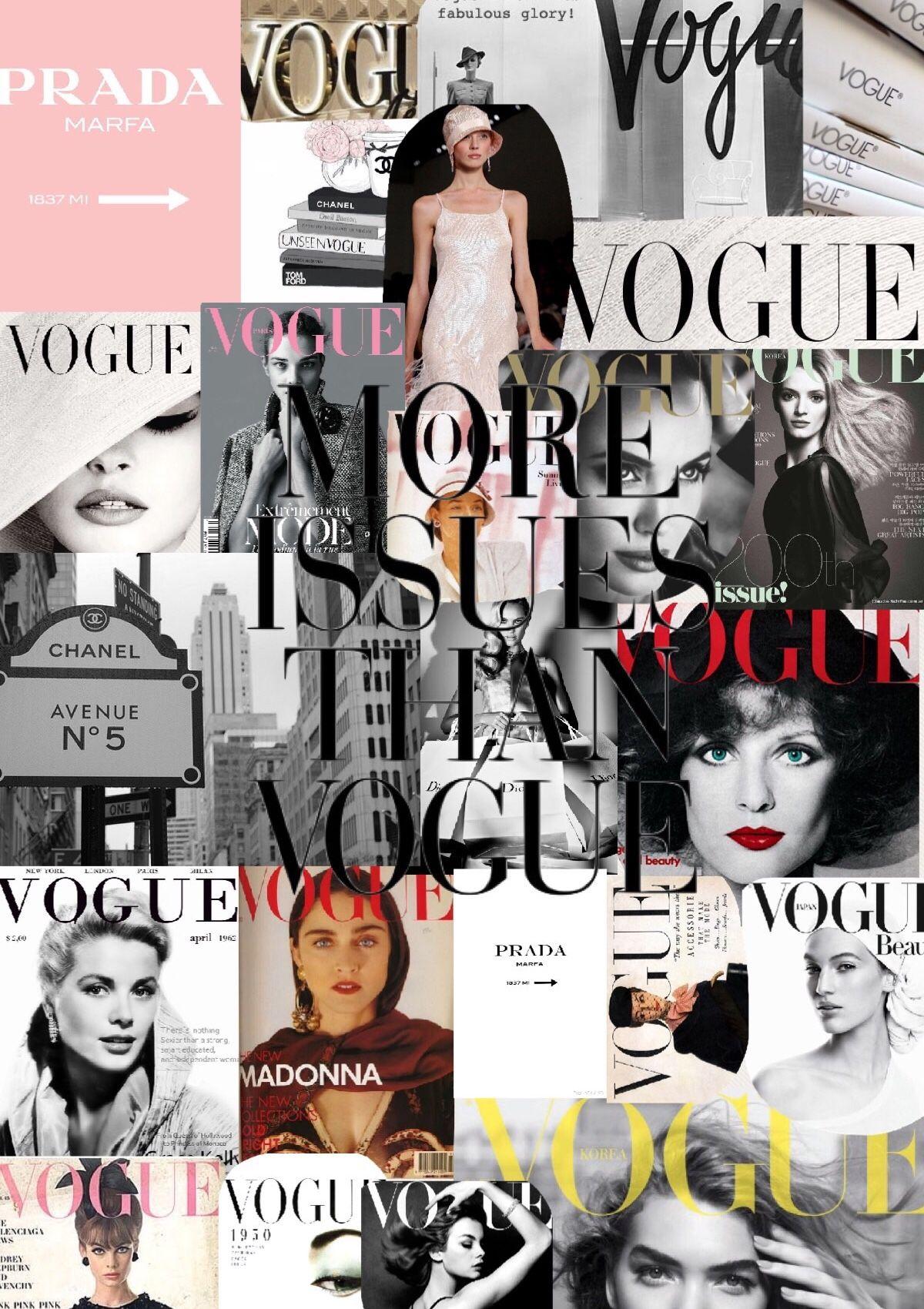 gambar. Fashion collage, Vogue covers, Fashion wallpaper