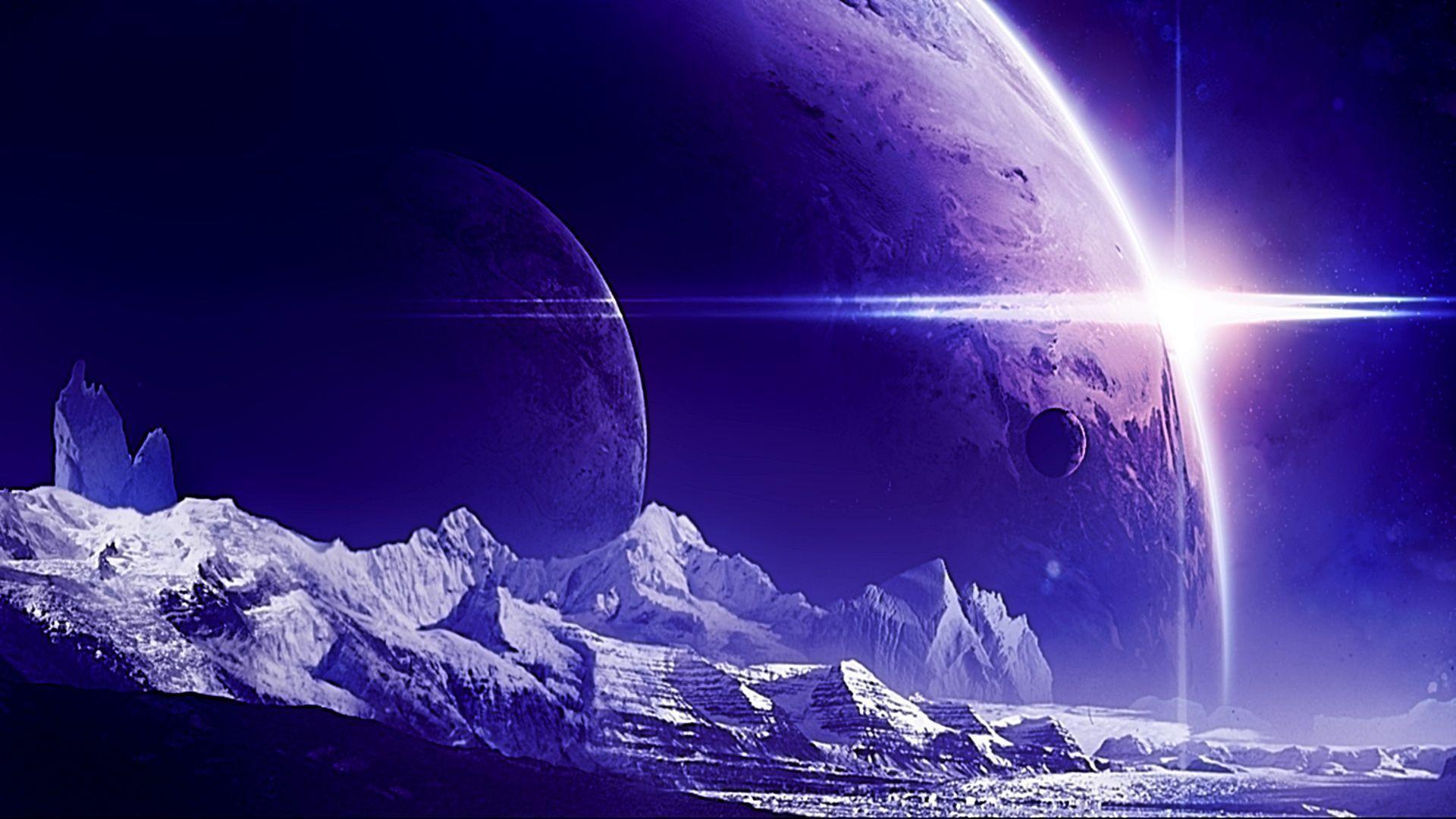 Wallpaper space fantasy art stars planet austronaut images for  desktop section космос  download
