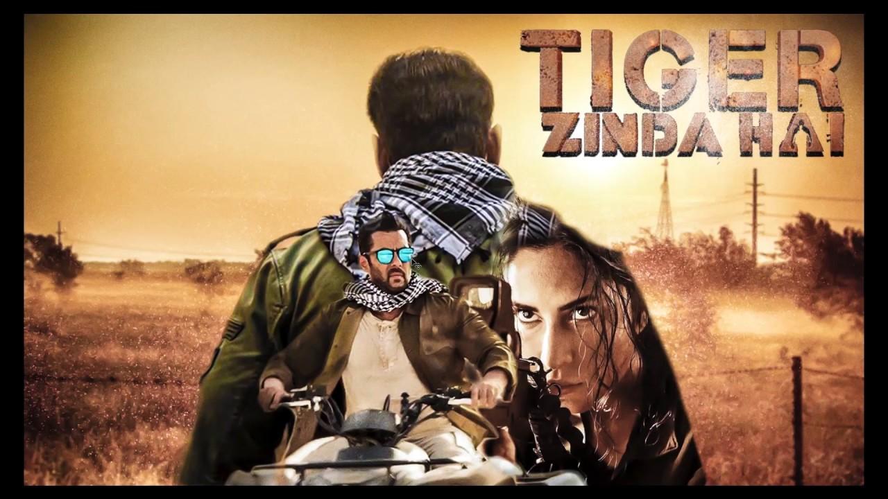 Tiger Zinda HAi Wallpaper making