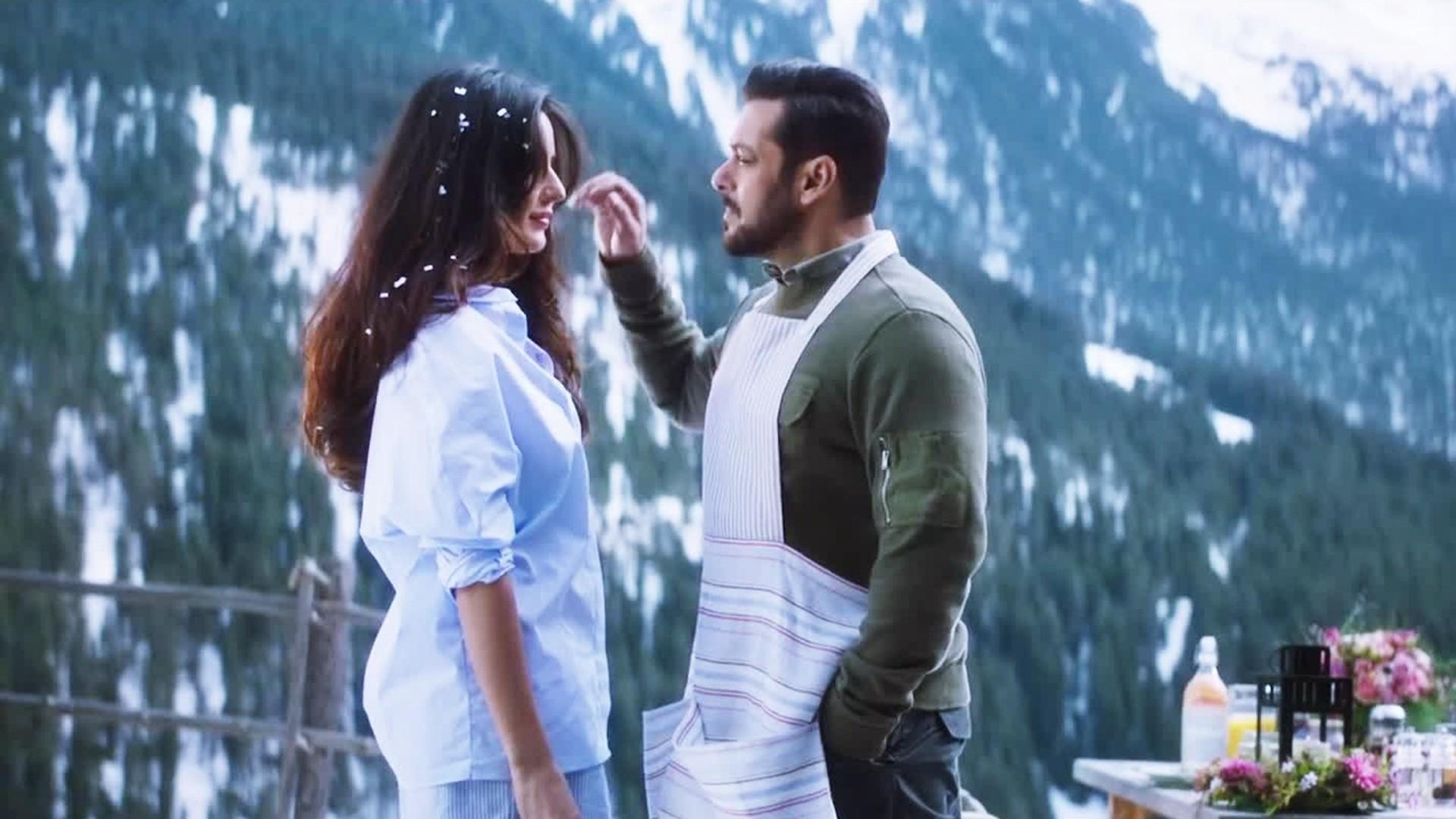 Salman Khan Katrina Kaif Tiger Zinda Hai Lovely Wallpaper