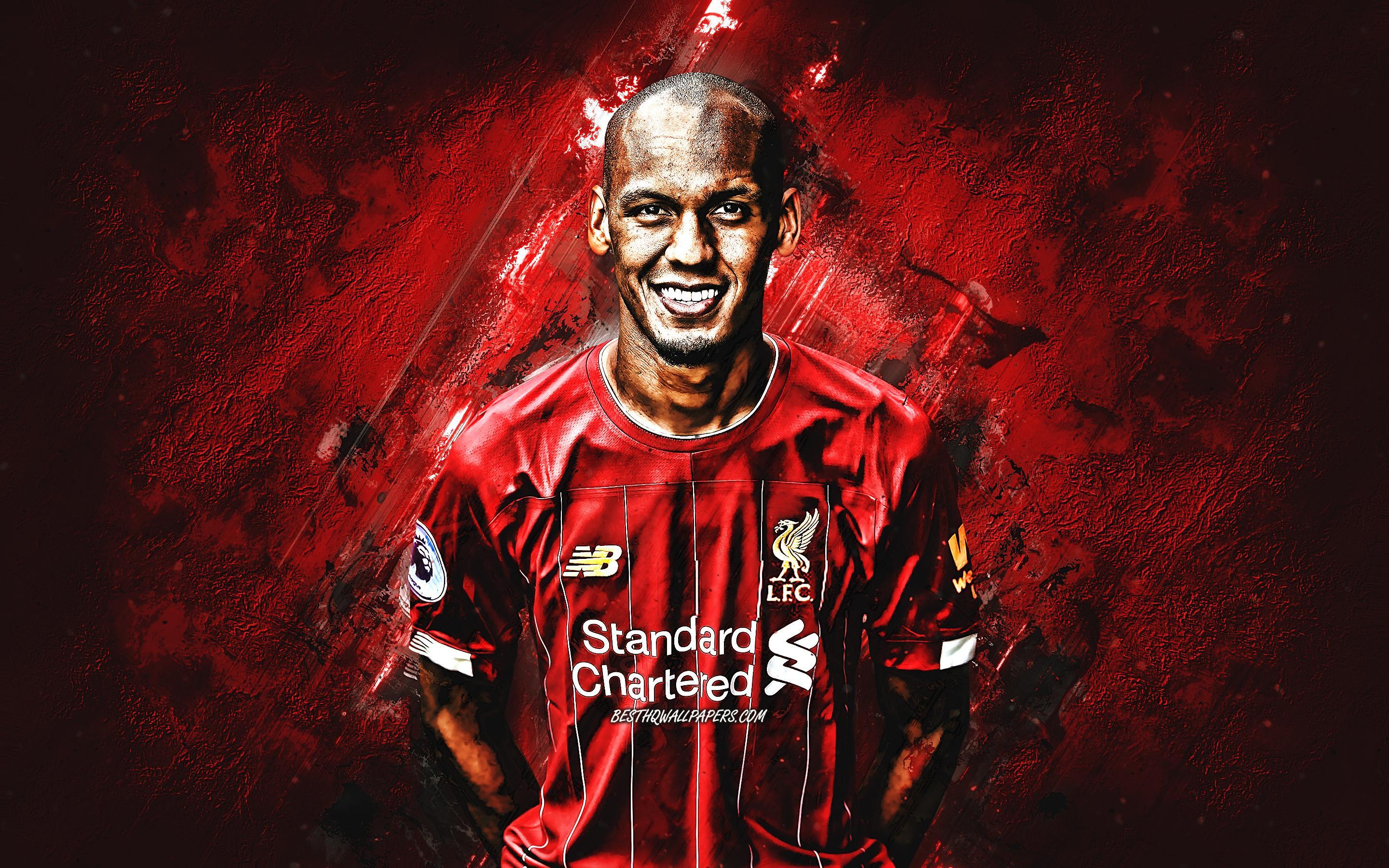 Download wallpaper Fabinho, portrait, Liverpool FC, Premier