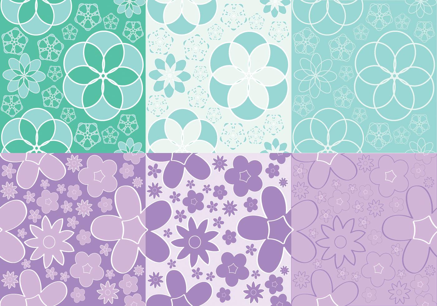Girly Flowers Pattern Vectors Girl, HD Wallpaper